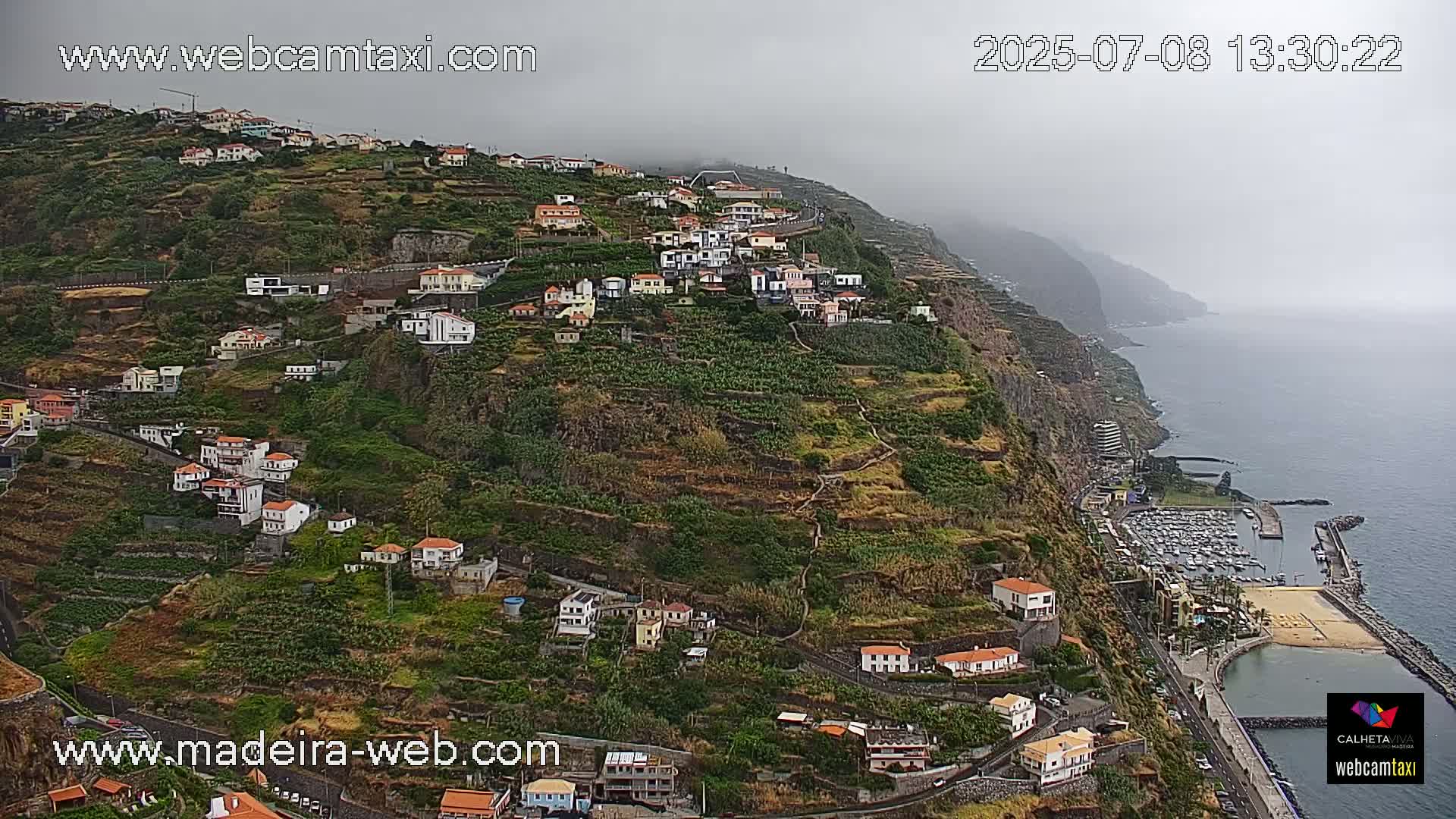 Calheta City & Coast Skyline PTZ Live Cam – Calheta, Madeira, Portugal