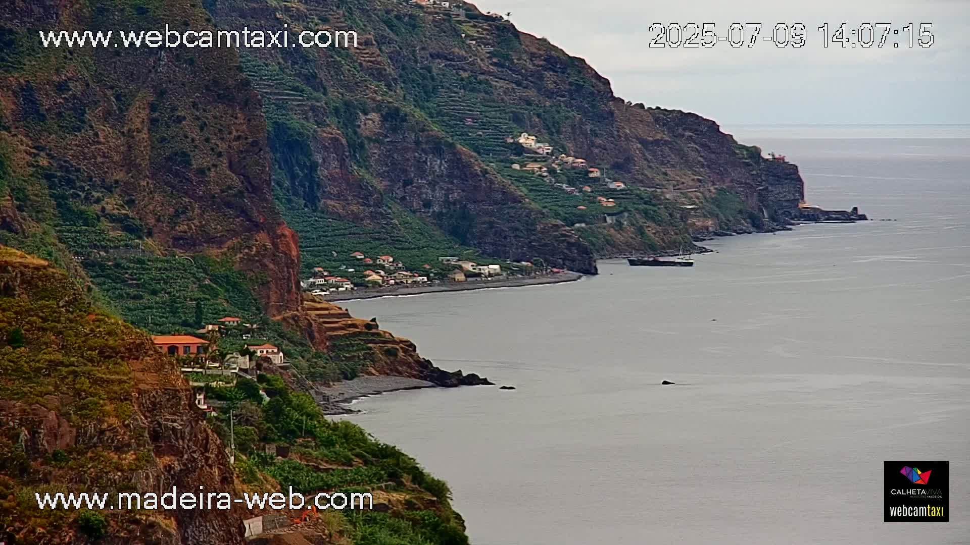 Calheta City & Coast Skyline PTZ Live Cam – Calheta, Madeira, Portugal