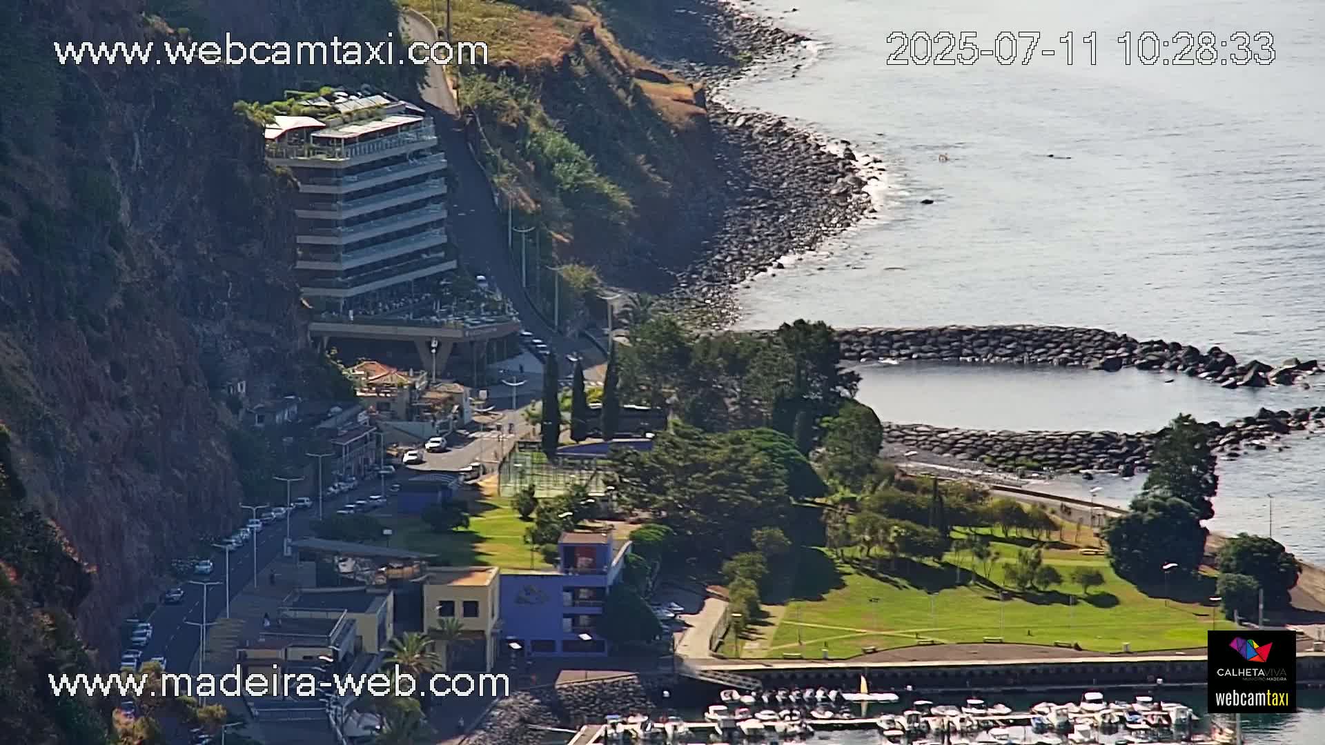 Calheta City & Coast Skyline PTZ Live Cam – Calheta, Madeira, Portugal