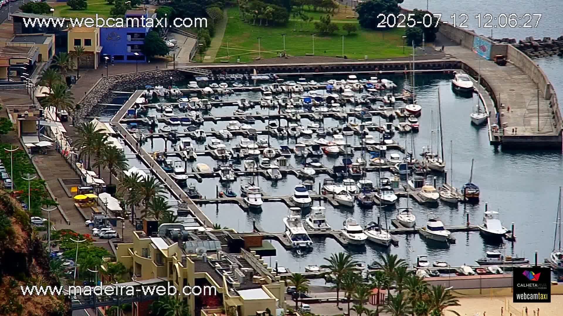 Calheta City & Coast Skyline PTZ Live Cam – Calheta, Madeira, Portugal