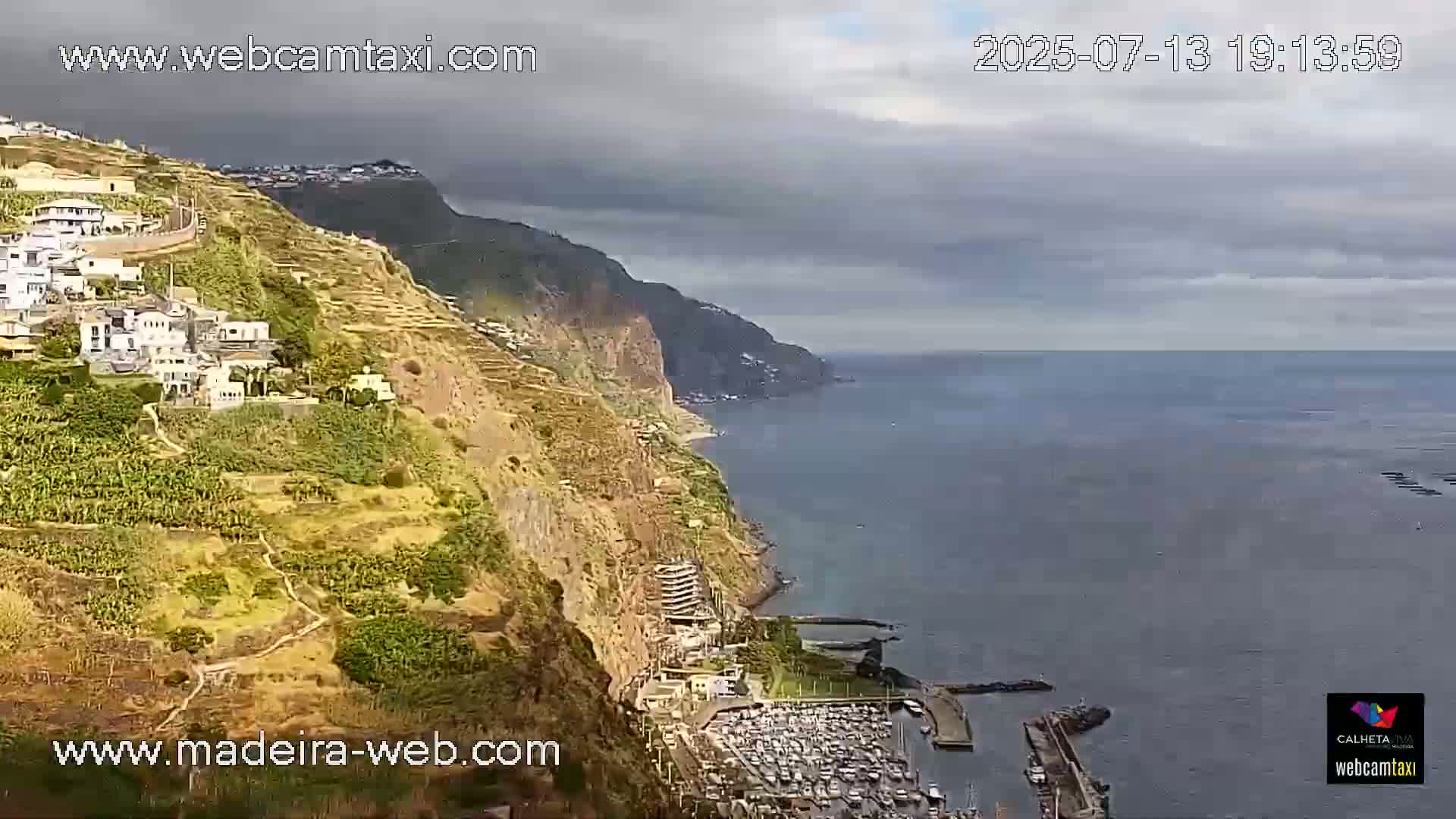Calheta City & Coast Skyline PTZ Live Cam – Calheta, Madeira, Portugal