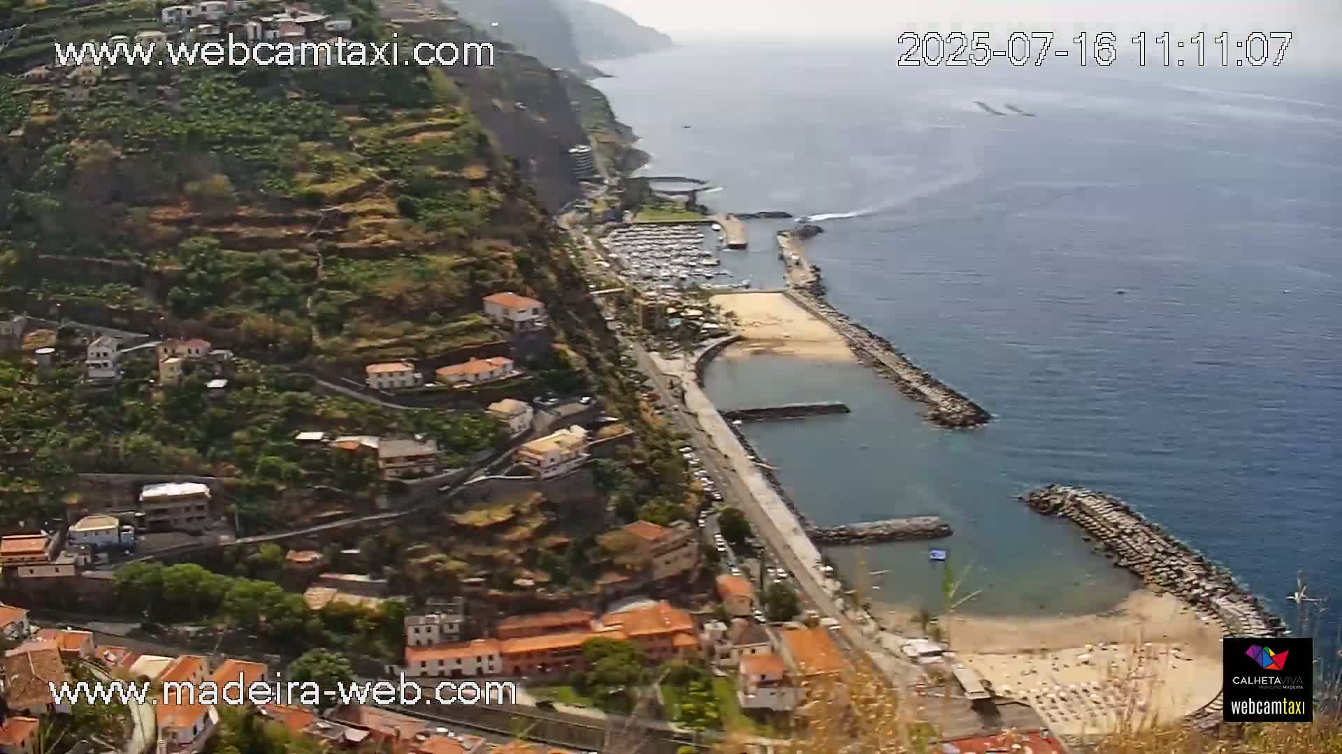 Calheta City & Coast Skyline PTZ Live Cam – Calheta, Madeira, Portugal