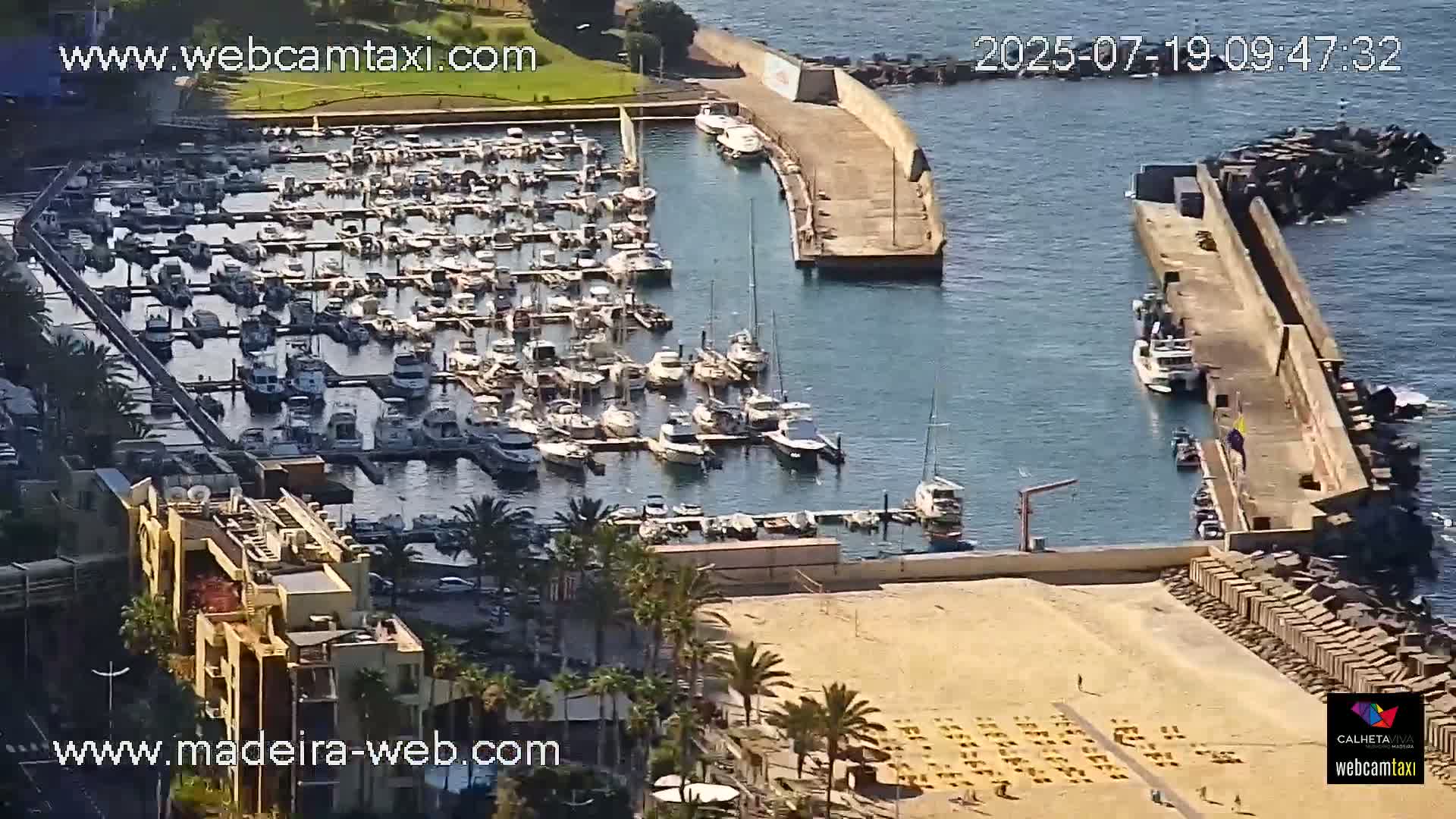 Calheta City & Coast Skyline PTZ Live Cam – Calheta, Madeira, Portugal