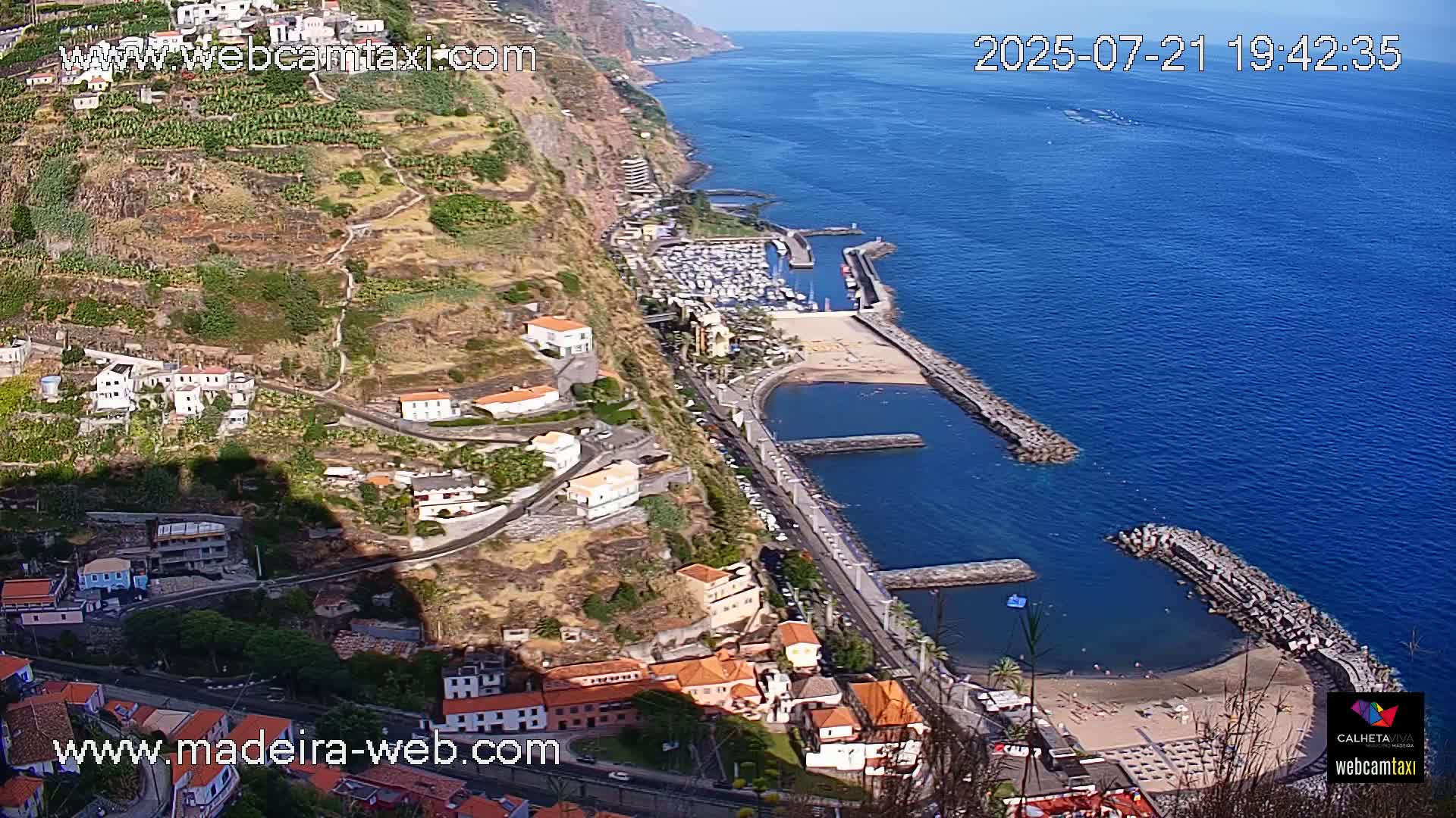 Calheta City & Coast Skyline PTZ Live Cam – Calheta, Madeira, Portugal