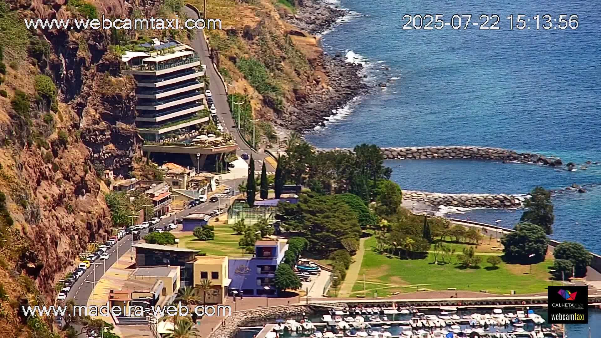 Calheta City & Coast Skyline PTZ Live Cam – Calheta, Madeira, Portugal