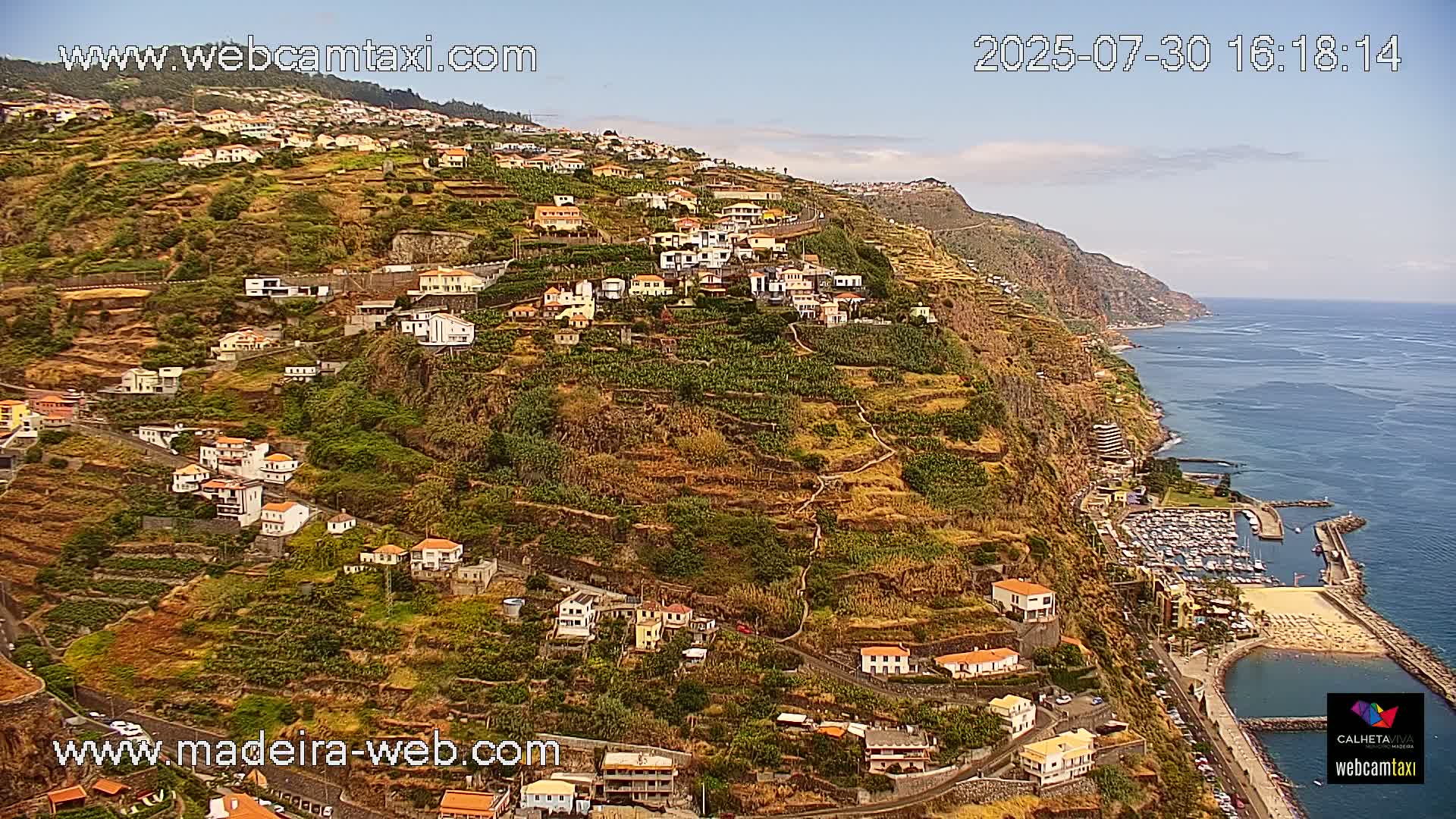 Calheta City & Coast Skyline PTZ Live Cam – Calheta, Madeira, Portugal