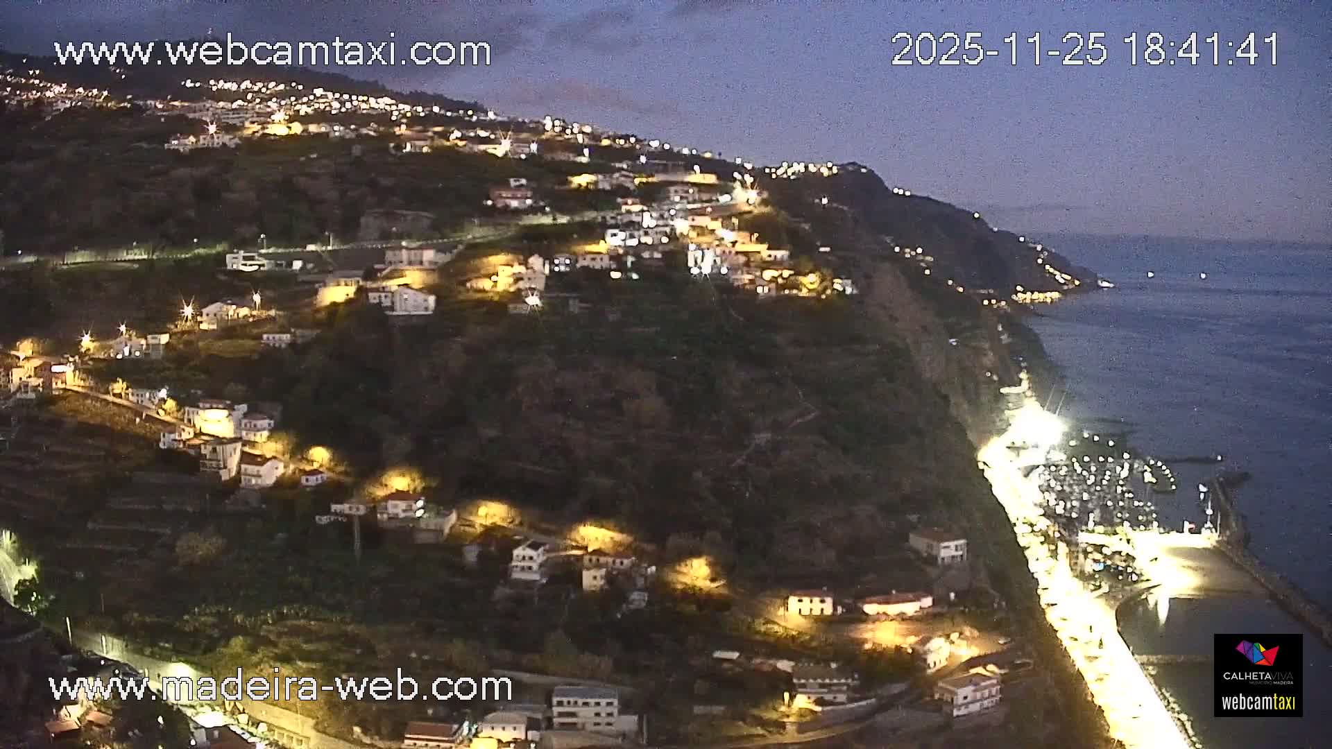 Calheta City & Coast Skyline PTZ Live Cam – Calheta, Madeira, Portugal