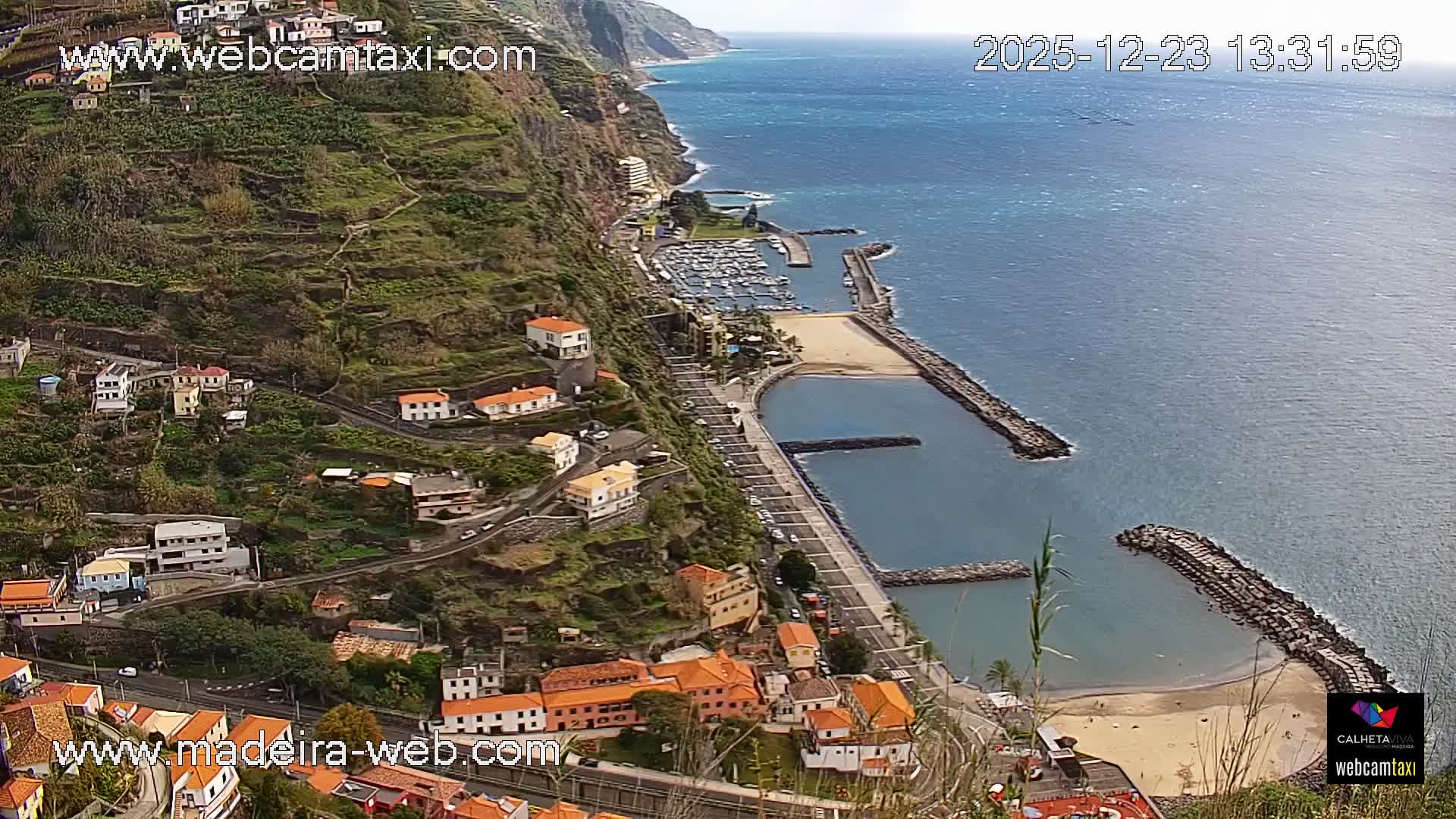 Calheta City & Coast Skyline PTZ Live Cam – Calheta, Madeira, Portugal