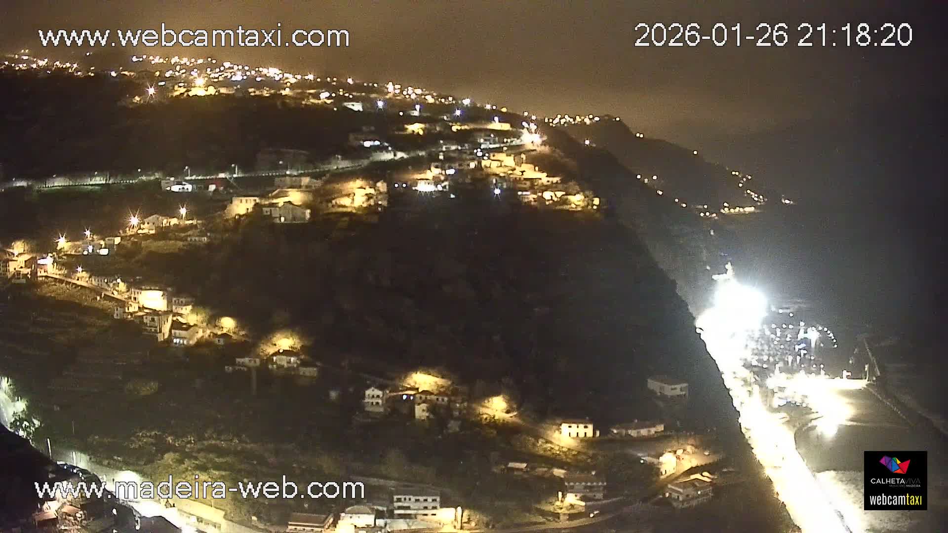 Calheta City & Coast Skyline PTZ Live Cam – Calheta, Madeira, Portugal