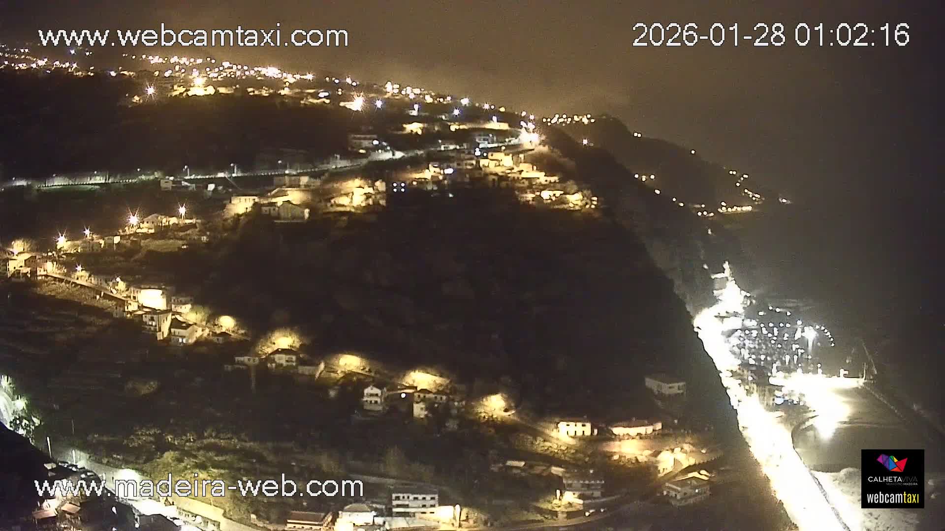Calheta City & Coast Skyline PTZ Live Cam – Calheta, Madeira, Portugal
