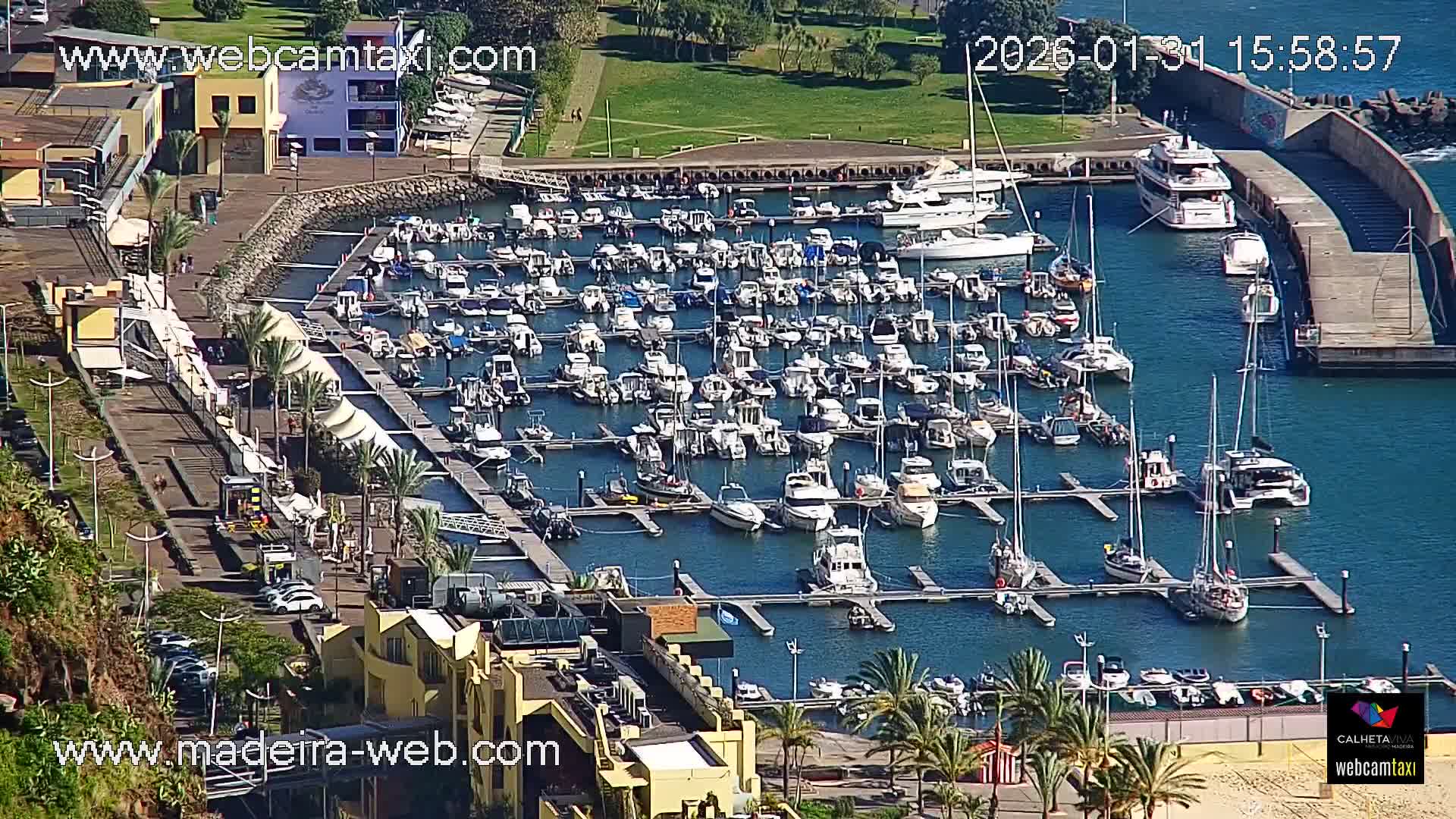 Calheta City & Coast Skyline PTZ Live Cam – Calheta, Madeira, Portugal