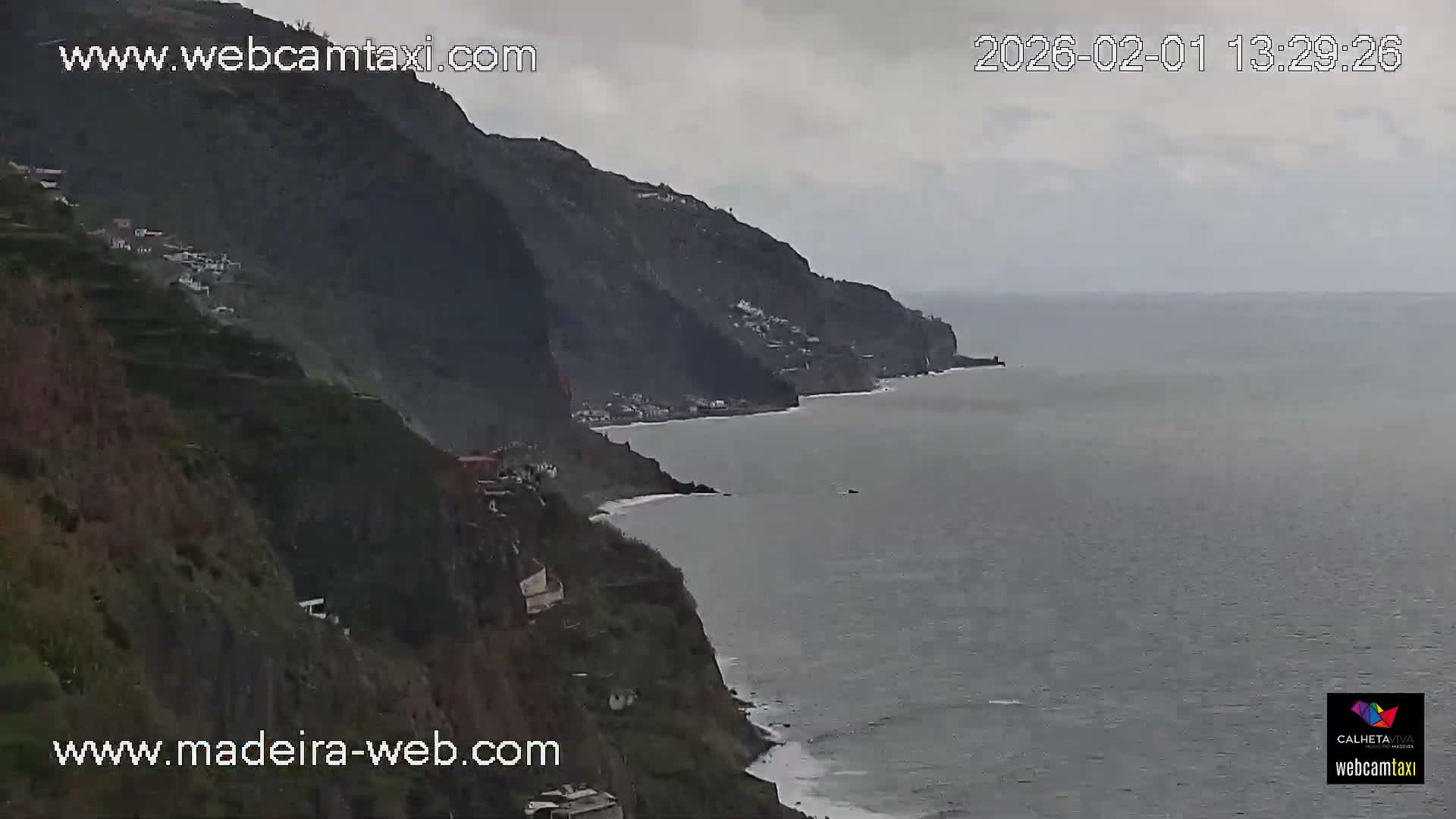 Calheta City & Coast Skyline PTZ Live Cam – Calheta, Madeira, Portugal