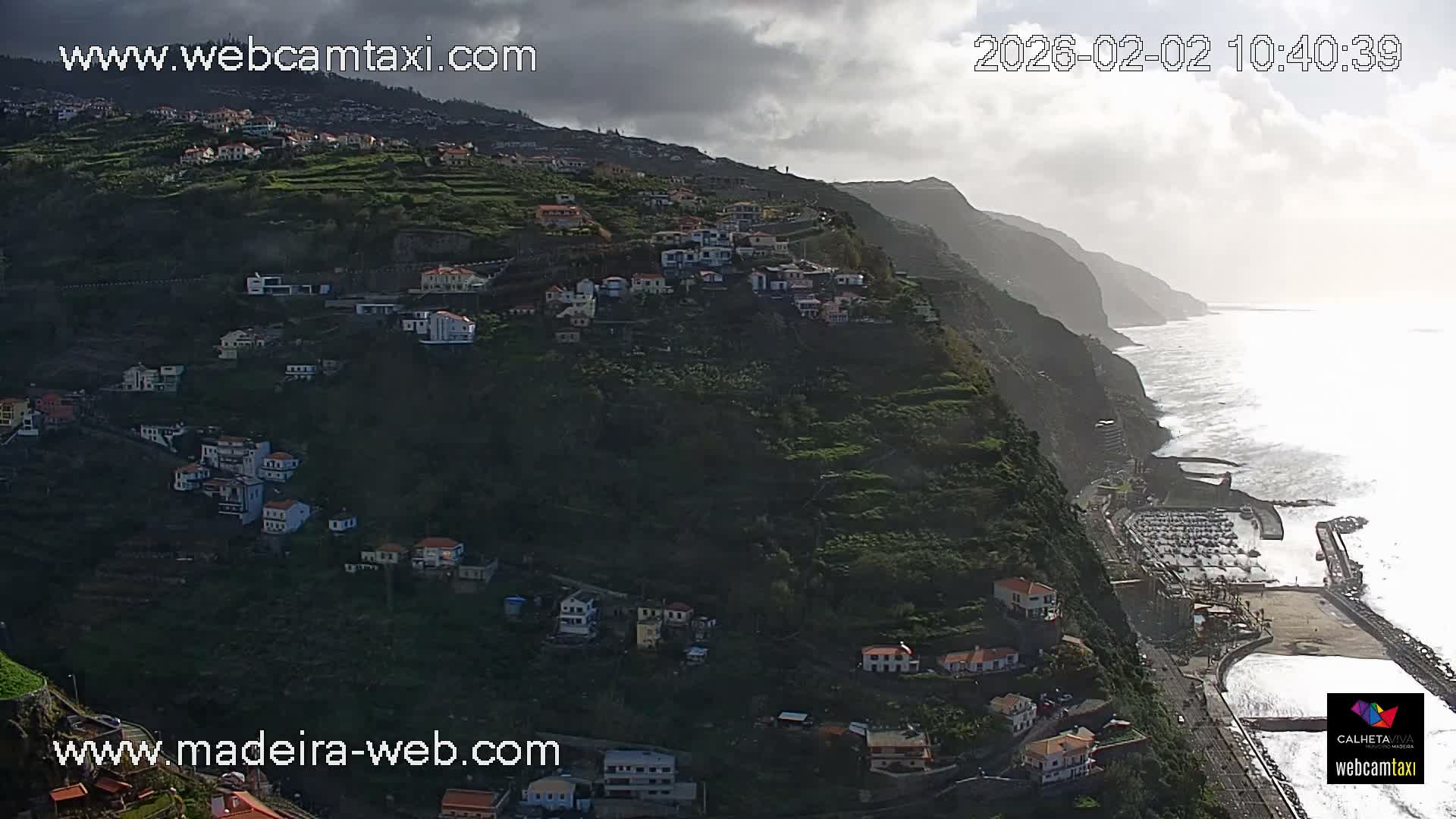 Calheta City & Coast Skyline PTZ Live Cam – Calheta, Madeira, Portugal