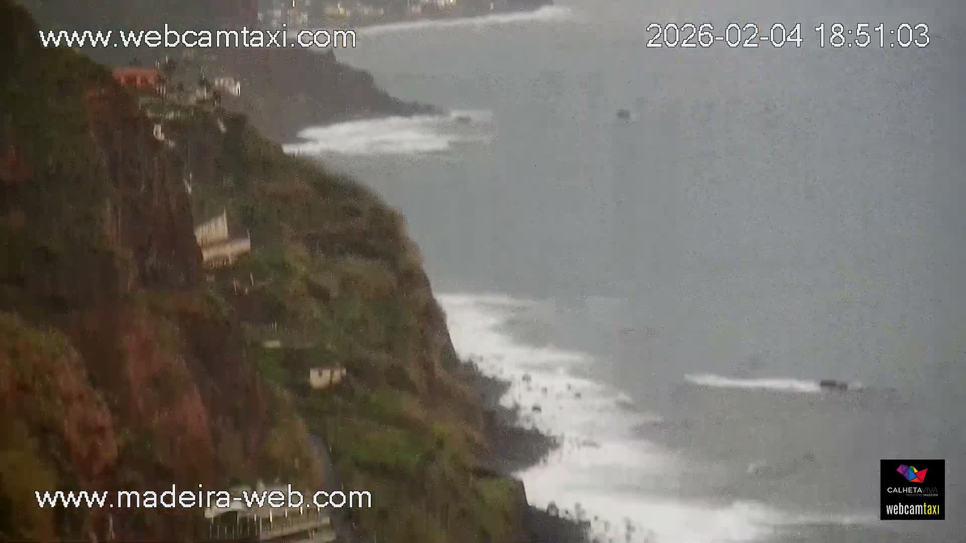 Calheta City & Coast Skyline PTZ Live Cam – Calheta, Madeira, Portugal