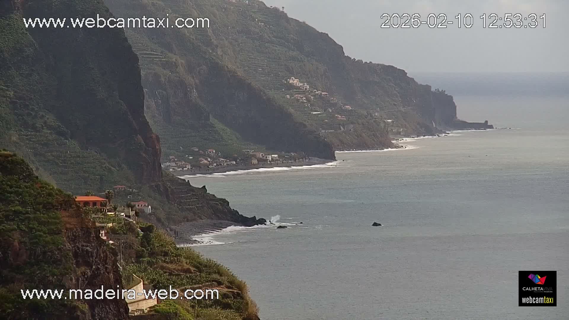 Calheta City & Coast Skyline PTZ Live Cam – Calheta, Madeira, Portugal