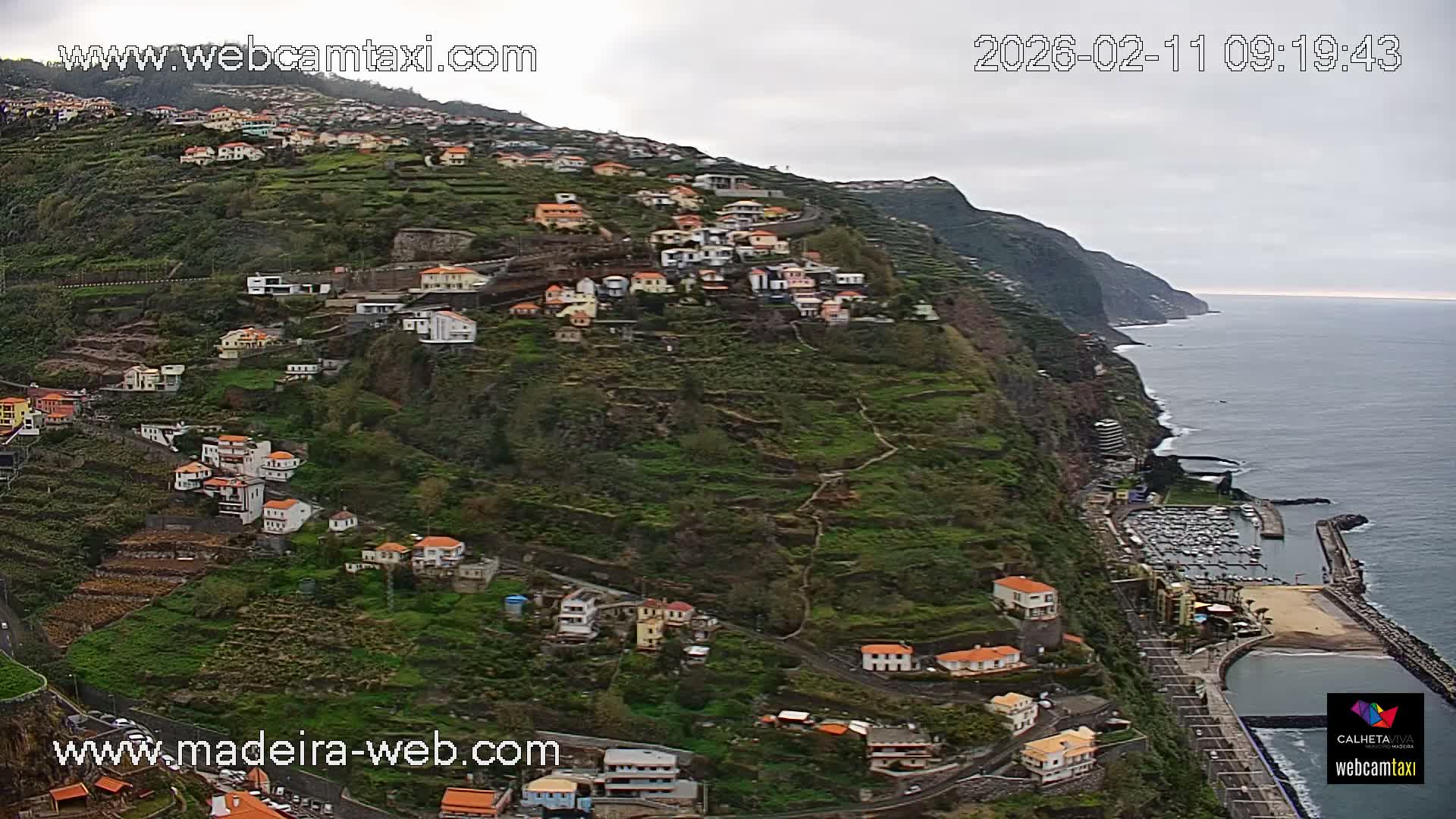 Calheta City & Coast Skyline PTZ Live Cam – Calheta, Madeira, Portugal