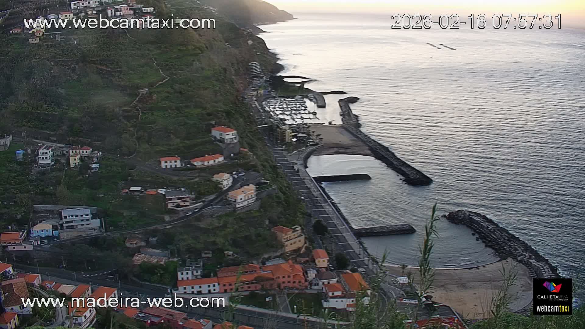 Calheta City & Coast Skyline PTZ Live Cam – Calheta, Madeira, Portugal