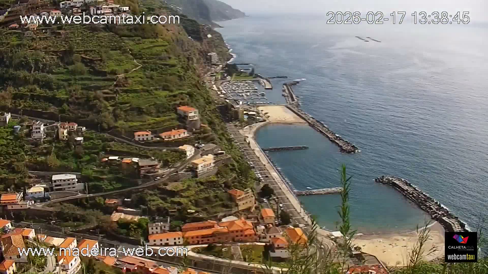 Calheta City & Coast Skyline PTZ Live Cam – Calheta, Madeira, Portugal