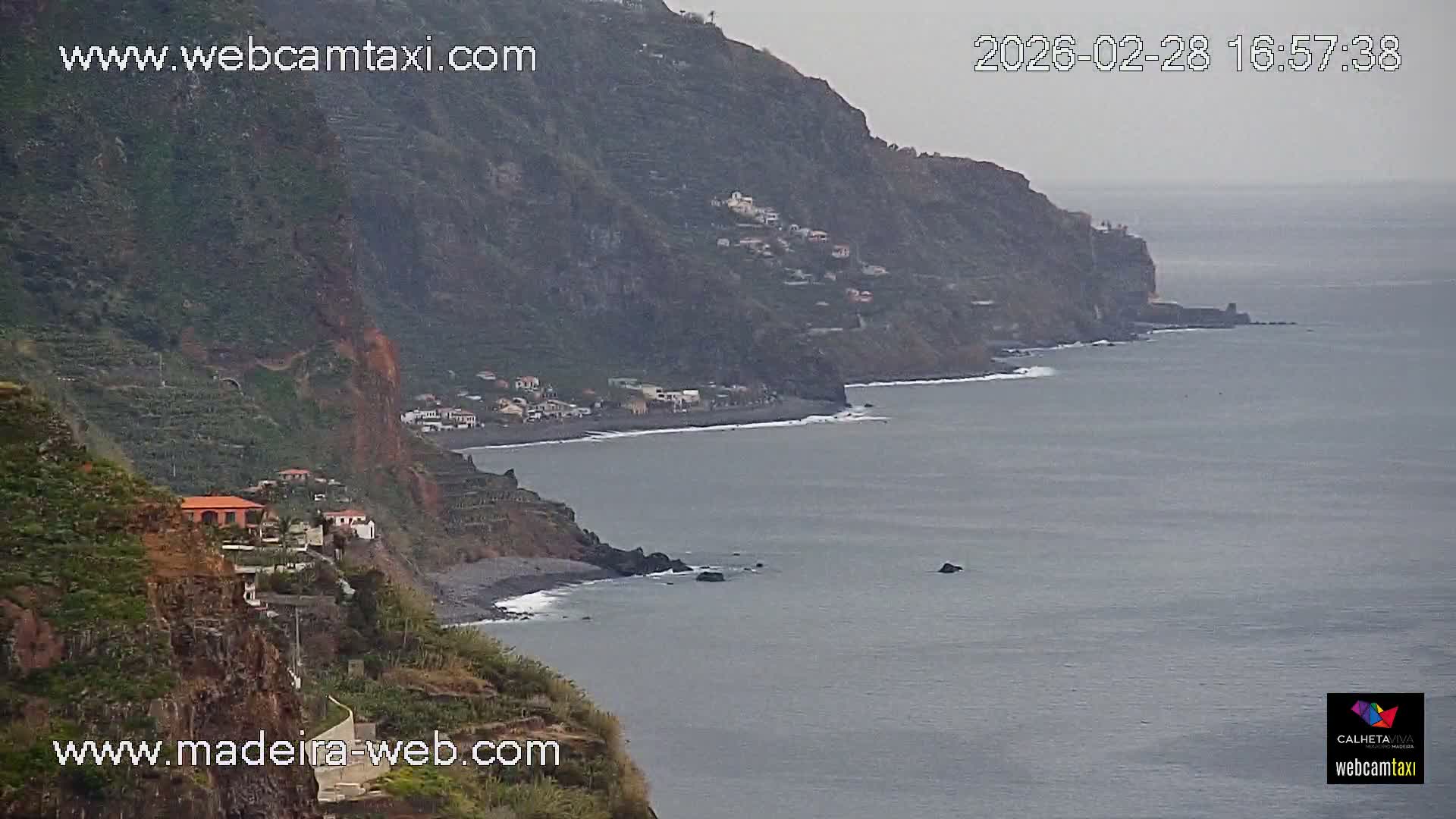 Calheta City & Coast Skyline PTZ Live Cam – Calheta, Madeira, Portugal