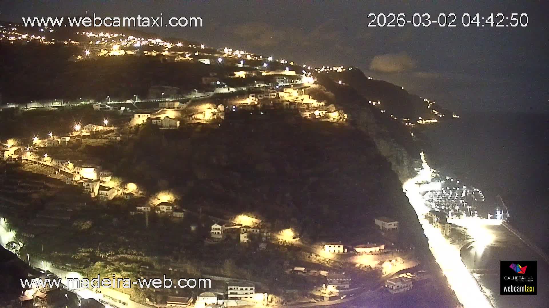 Calheta City & Coast Skyline PTZ Live Cam – Calheta, Madeira, Portugal