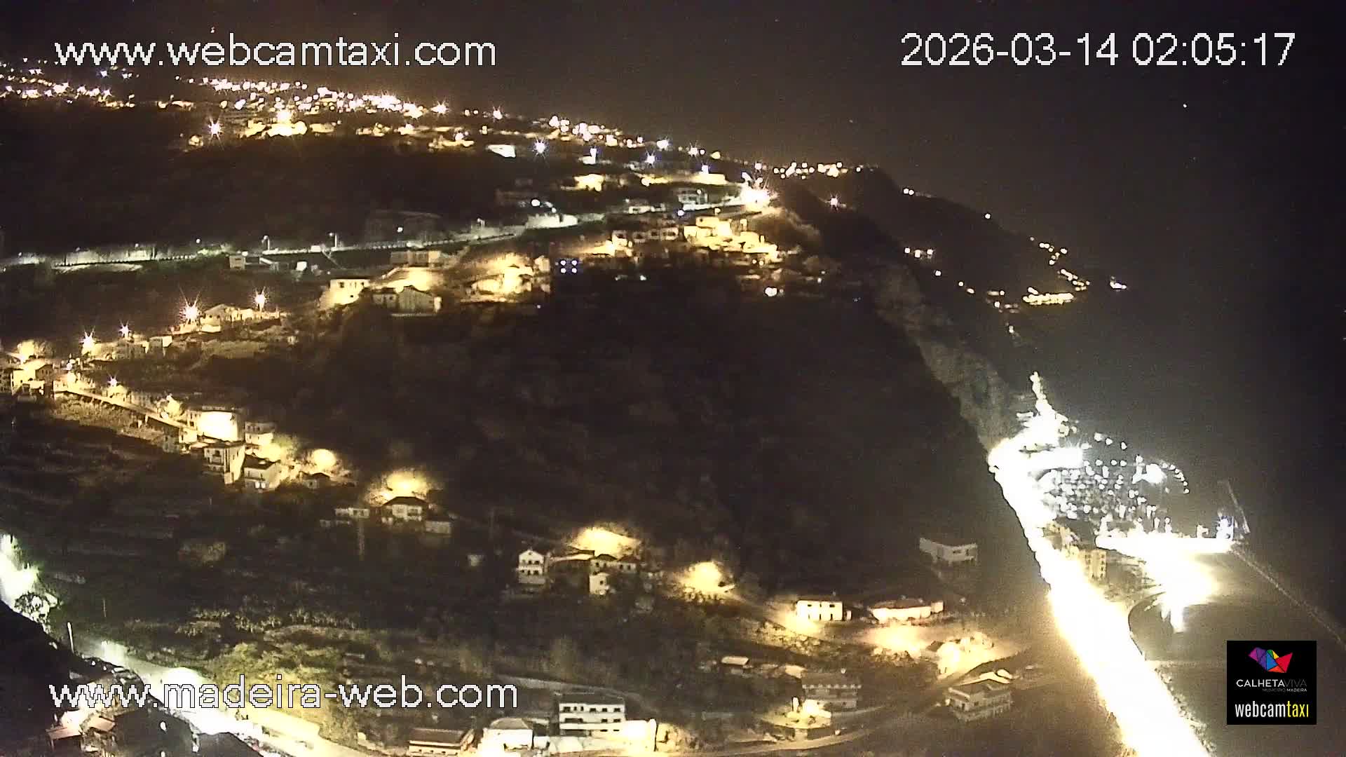 Calheta City & Coast Skyline PTZ Live Cam – Calheta, Madeira, Portugal