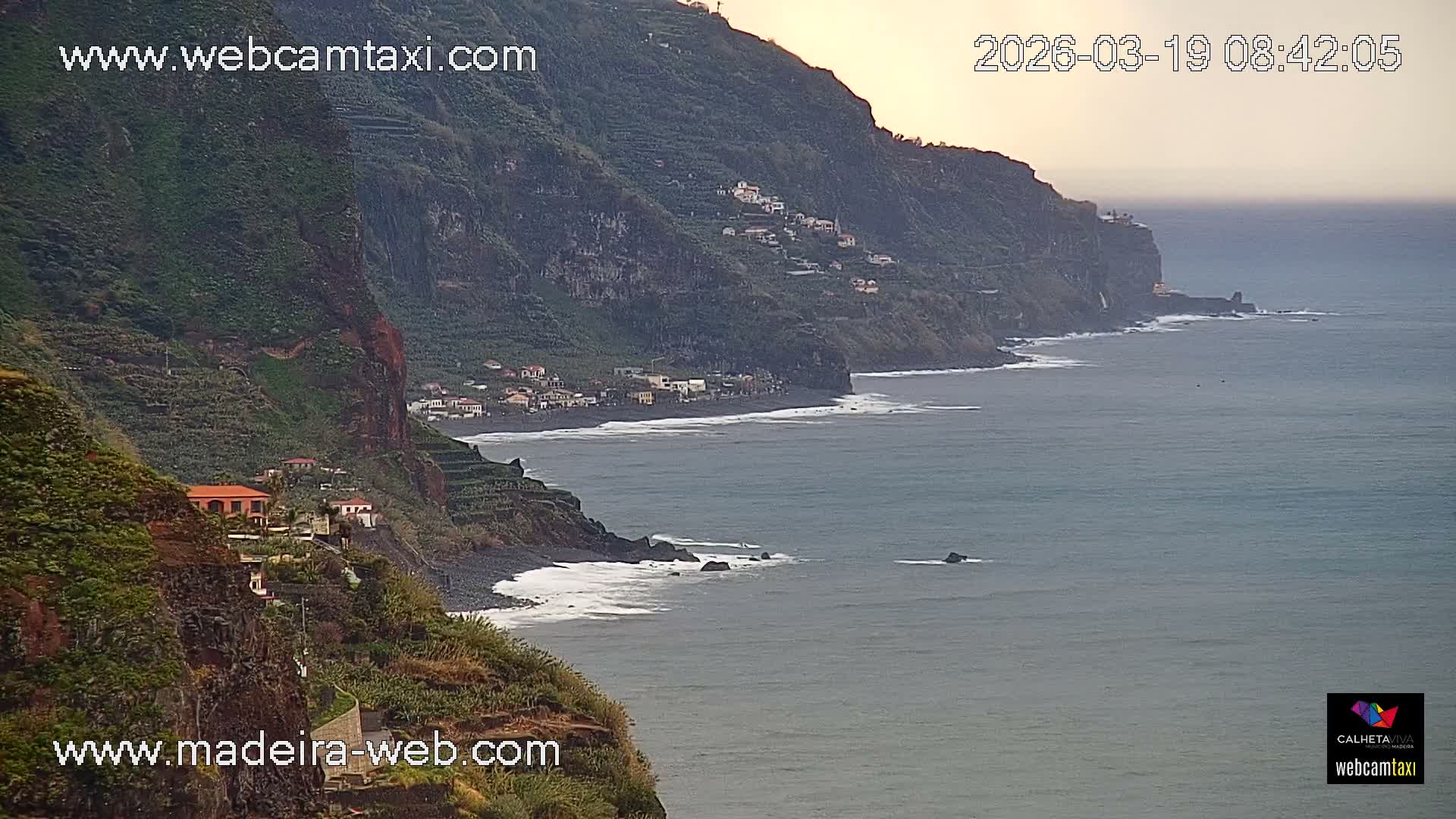 Calheta City & Coast Skyline PTZ Live Cam – Calheta, Madeira, Portugal