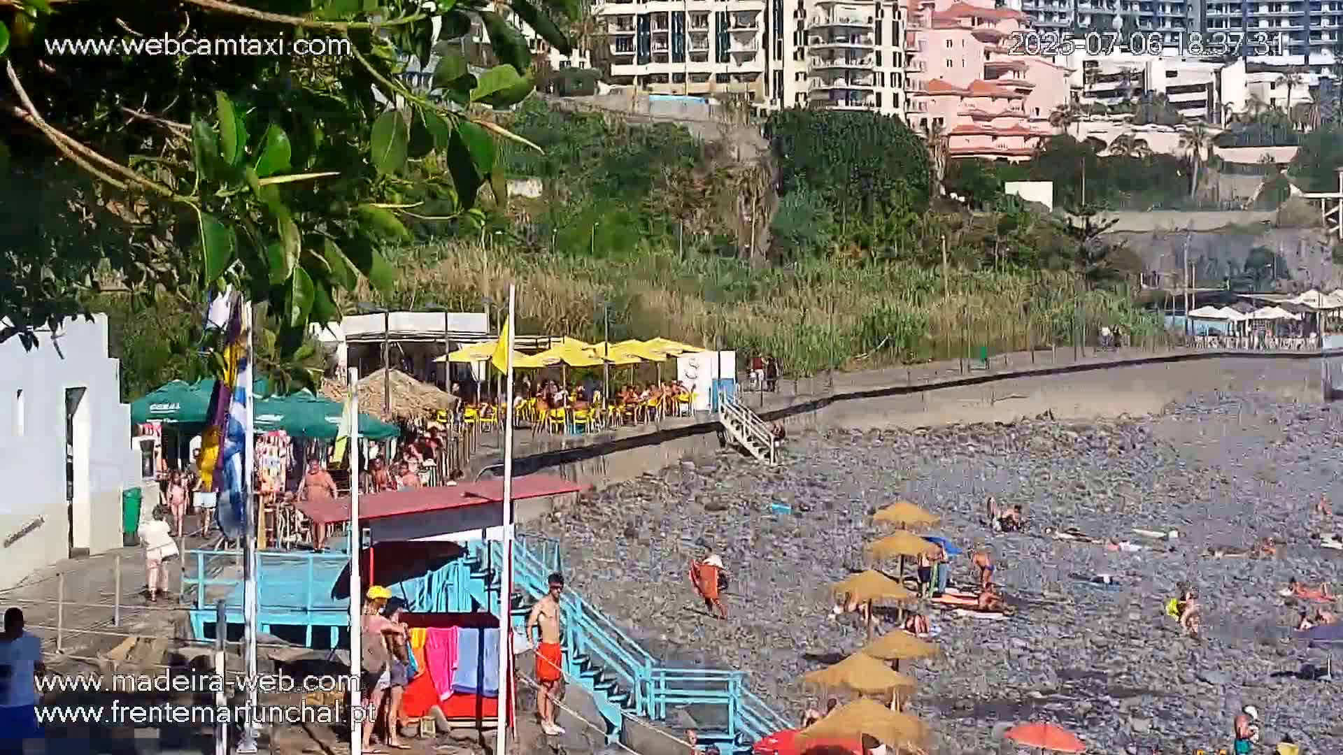  Praia Formosa Beach Live Cam - Funchal, Madeira, Portugal