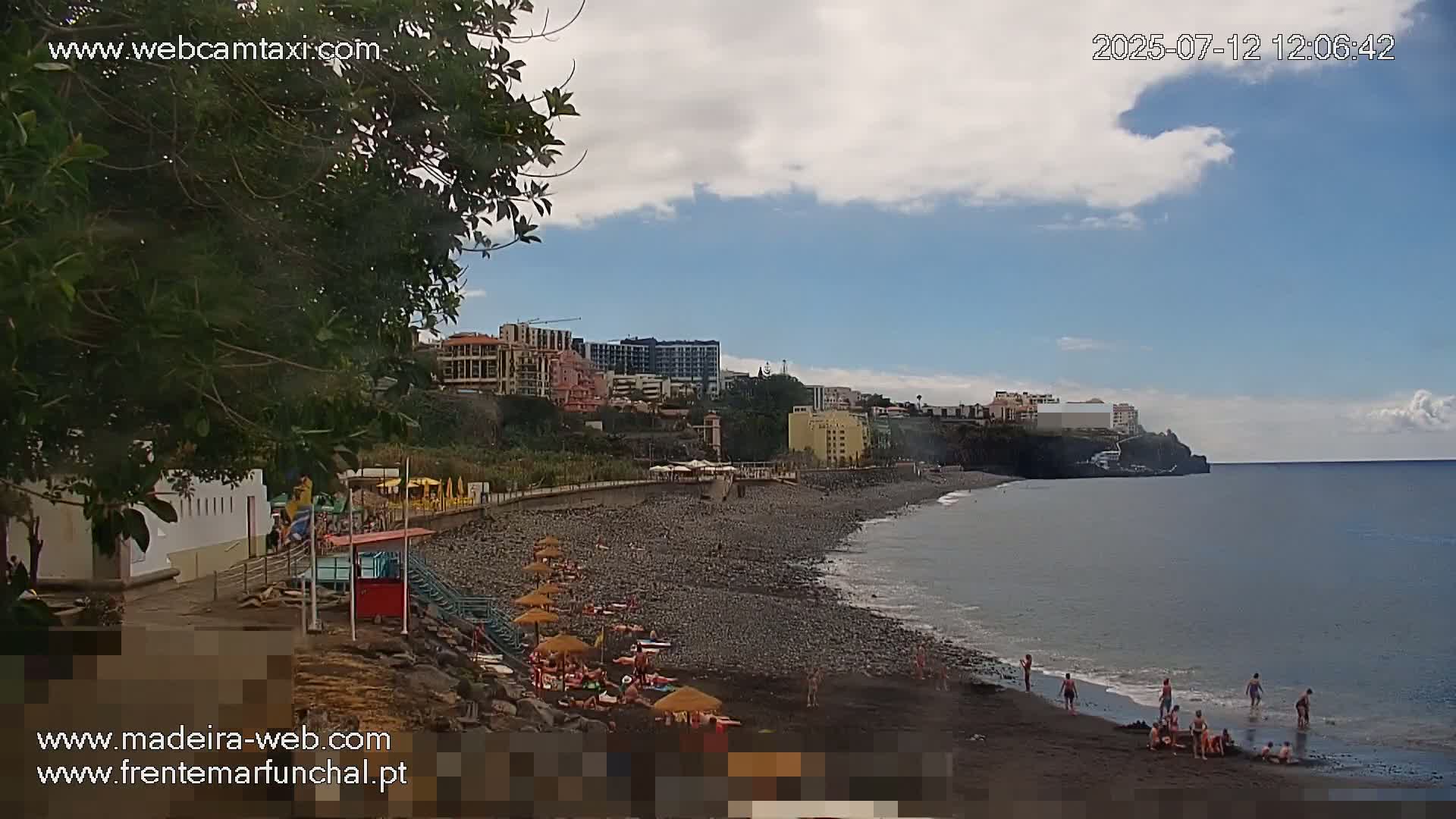  Praia Formosa Beach Live Cam - Funchal, Madeira, Portugal