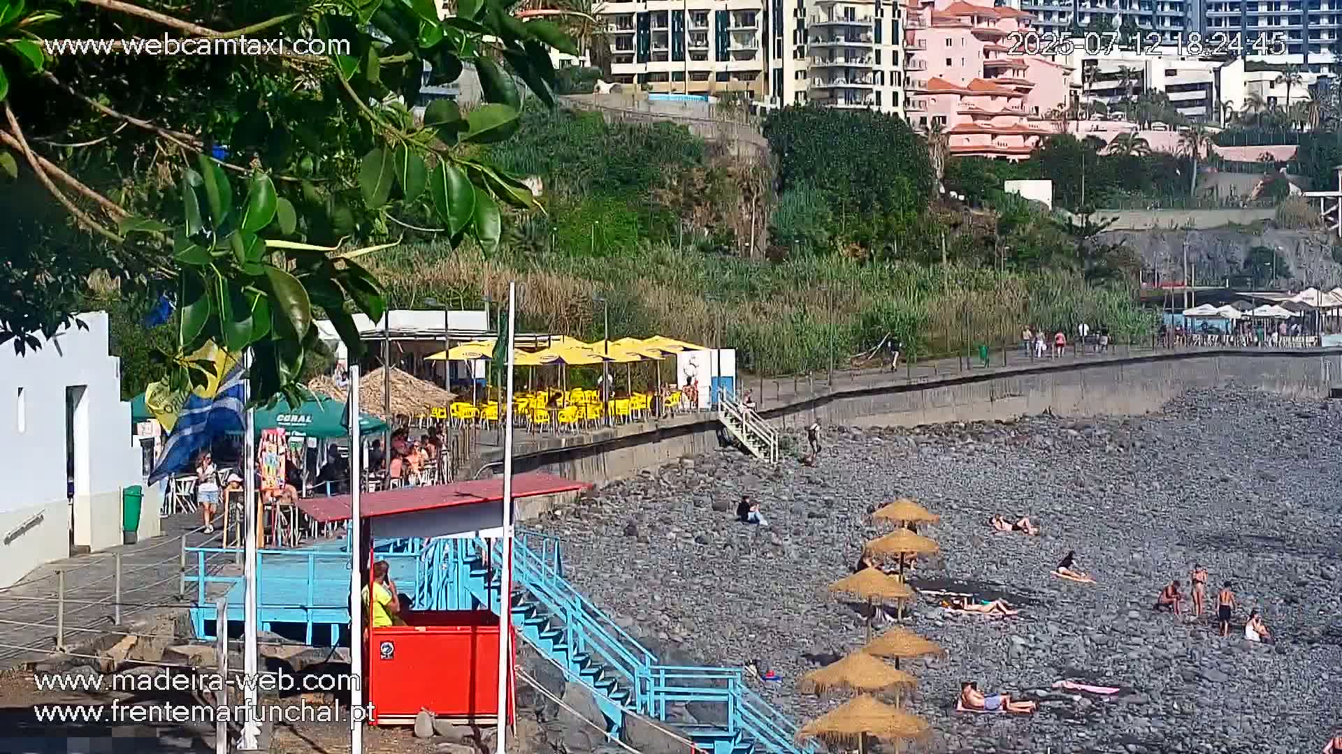  Praia Formosa Beach Live Cam - Funchal, Madeira, Portugal
