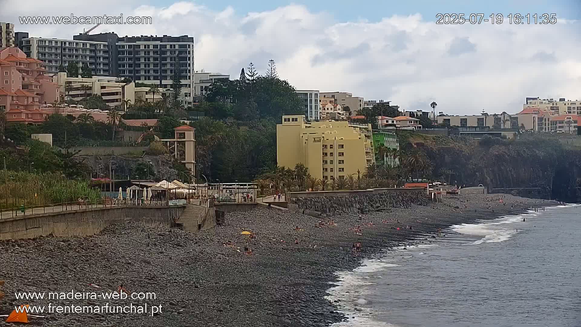  Praia Formosa Beach Live Cam - Funchal, Madeira, Portugal