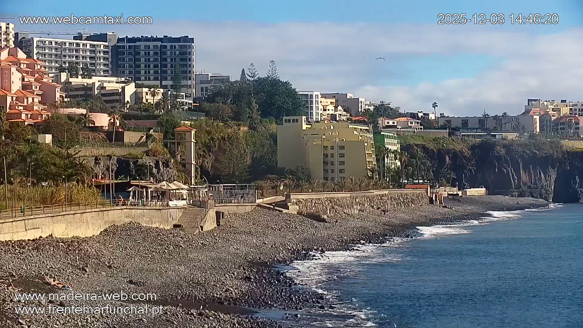 Praia Formosa Beach Live Cam - Funchal, Madeira, Portugal