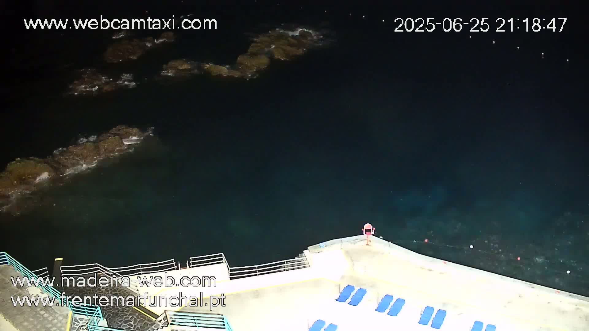 Barreirinha Beach & Funchal Center Live Cam - Funchal, Madeira, Portugal