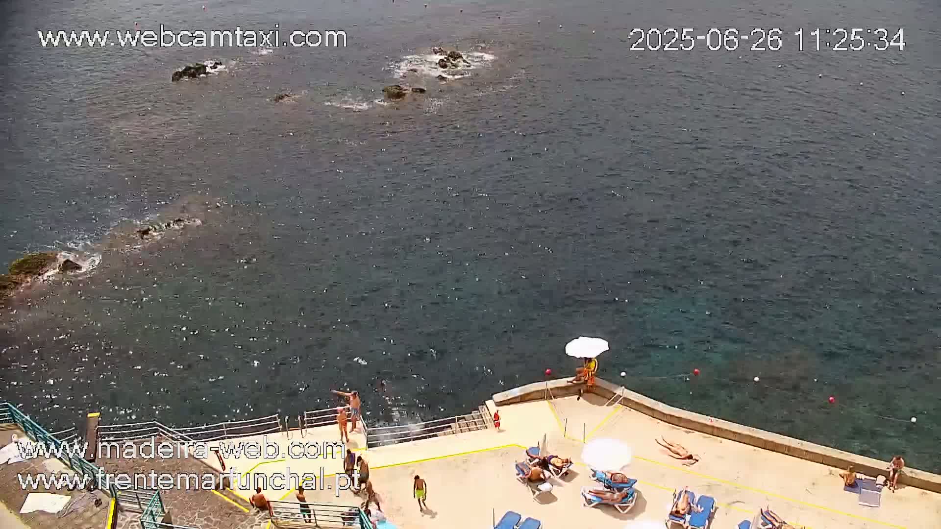 Barreirinha Beach & Funchal Center Live Cam - Funchal, Madeira, Portugal