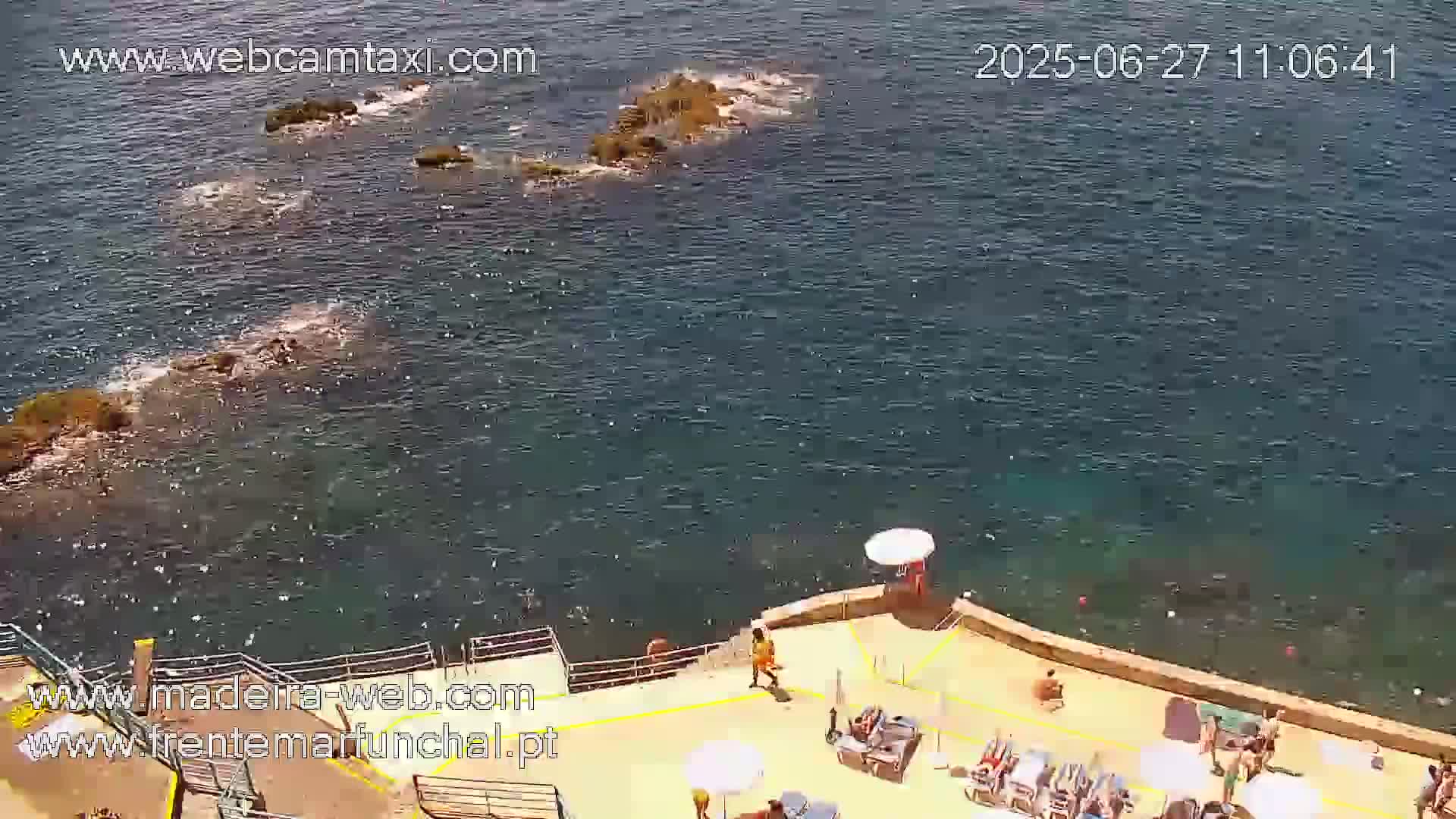Barreirinha Beach & Funchal Center Live Cam - Funchal, Madeira, Portugal