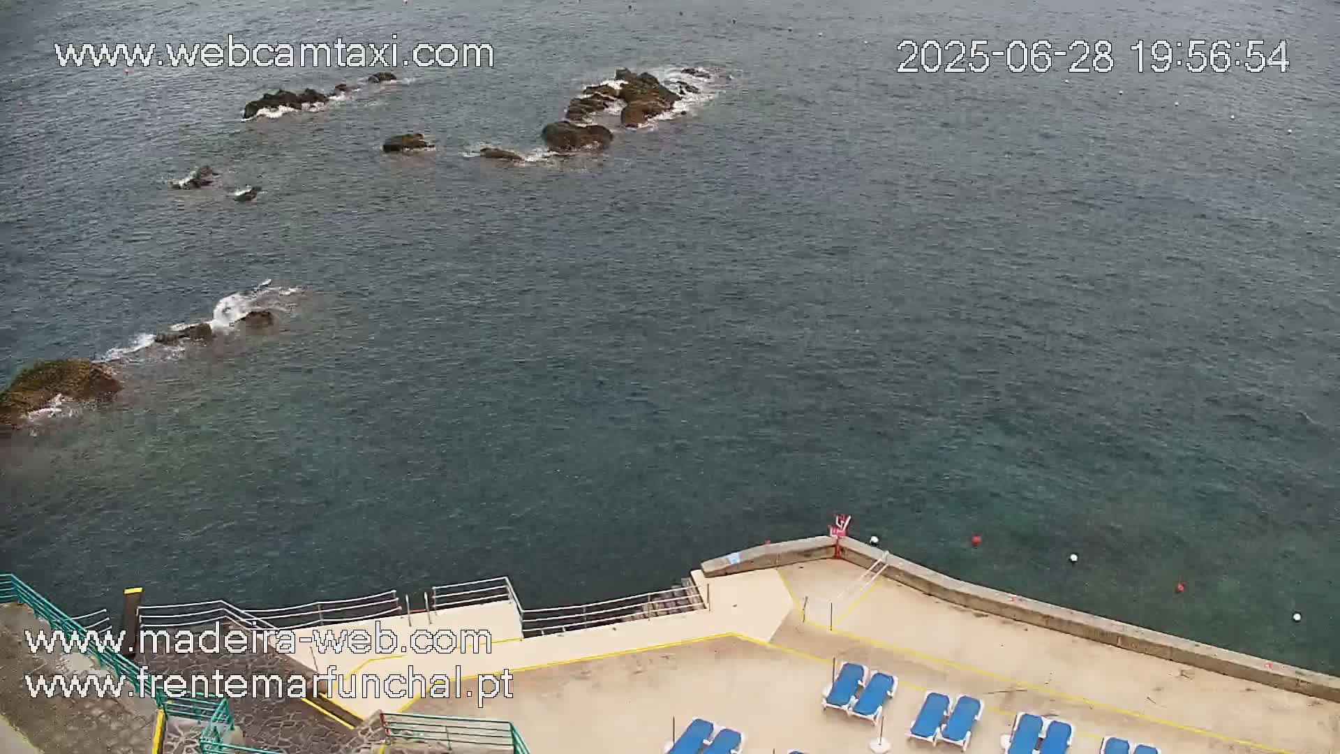Barreirinha Beach & Funchal Center Live Cam - Funchal, Madeira, Portugal