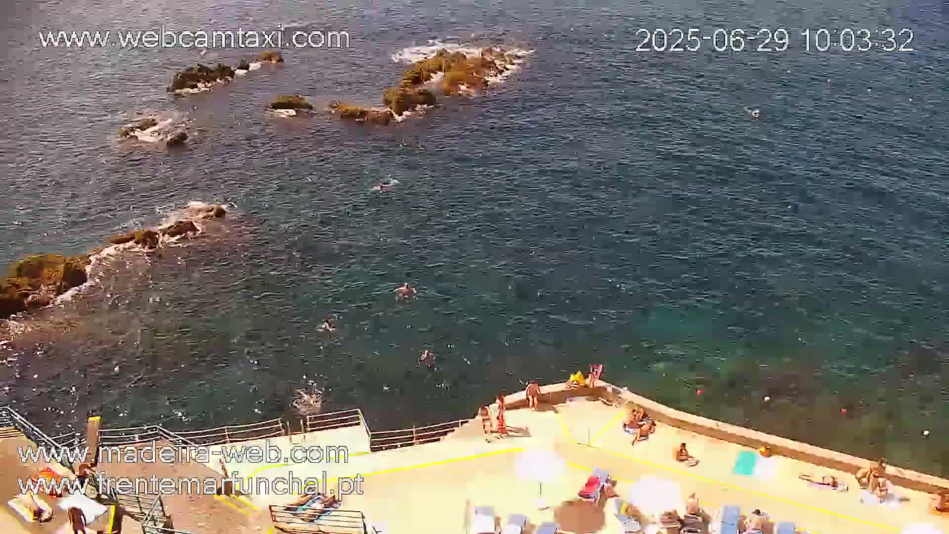Barreirinha Beach & Funchal Center Live Cam - Funchal, Madeira, Portugal