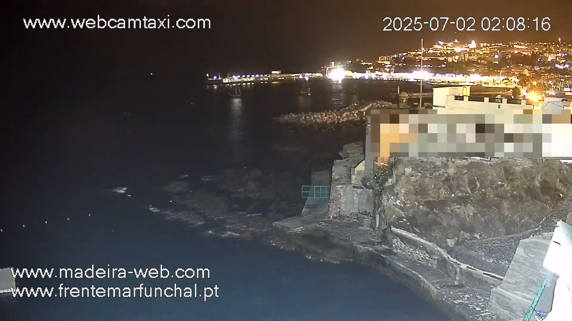 Barreirinha Beach & Funchal Center Live Cam - Funchal, Madeira, Portugal