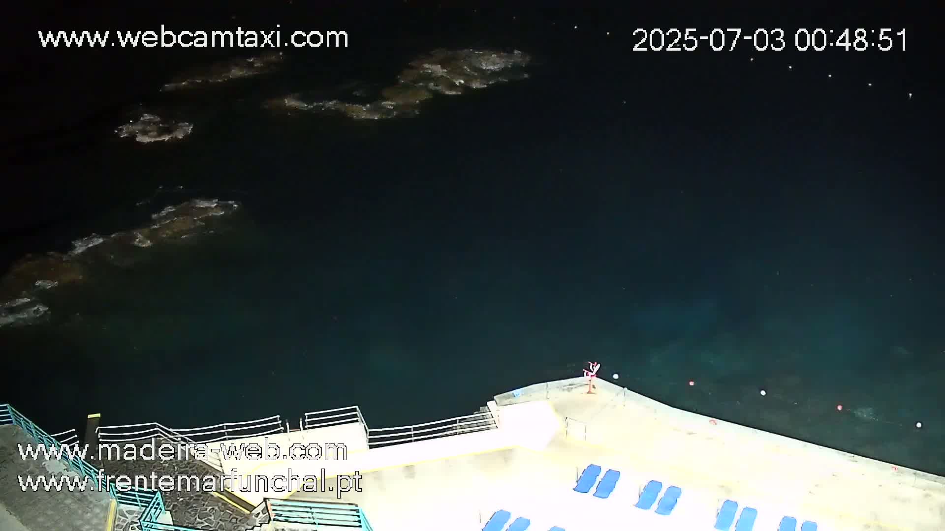 Barreirinha Beach & Funchal Center Live Cam - Funchal, Madeira, Portugal