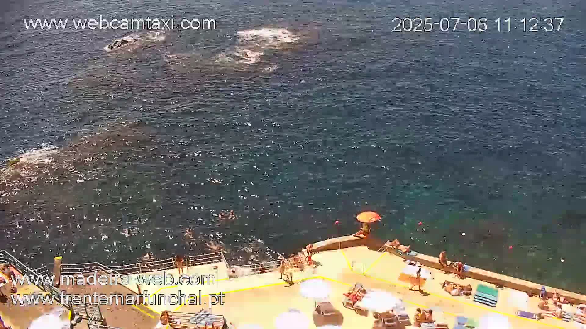 Barreirinha Beach & Funchal Center Live Cam - Funchal, Madeira, Portugal