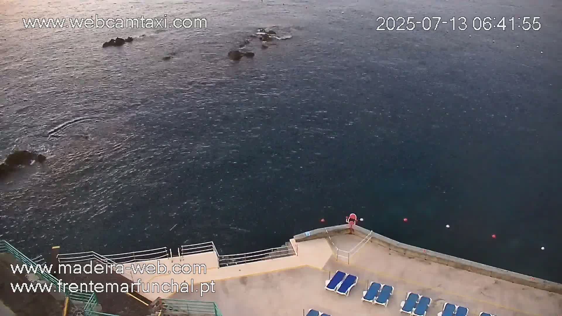 Barreirinha Beach & Funchal Center Live Cam - Funchal, Madeira, Portugal