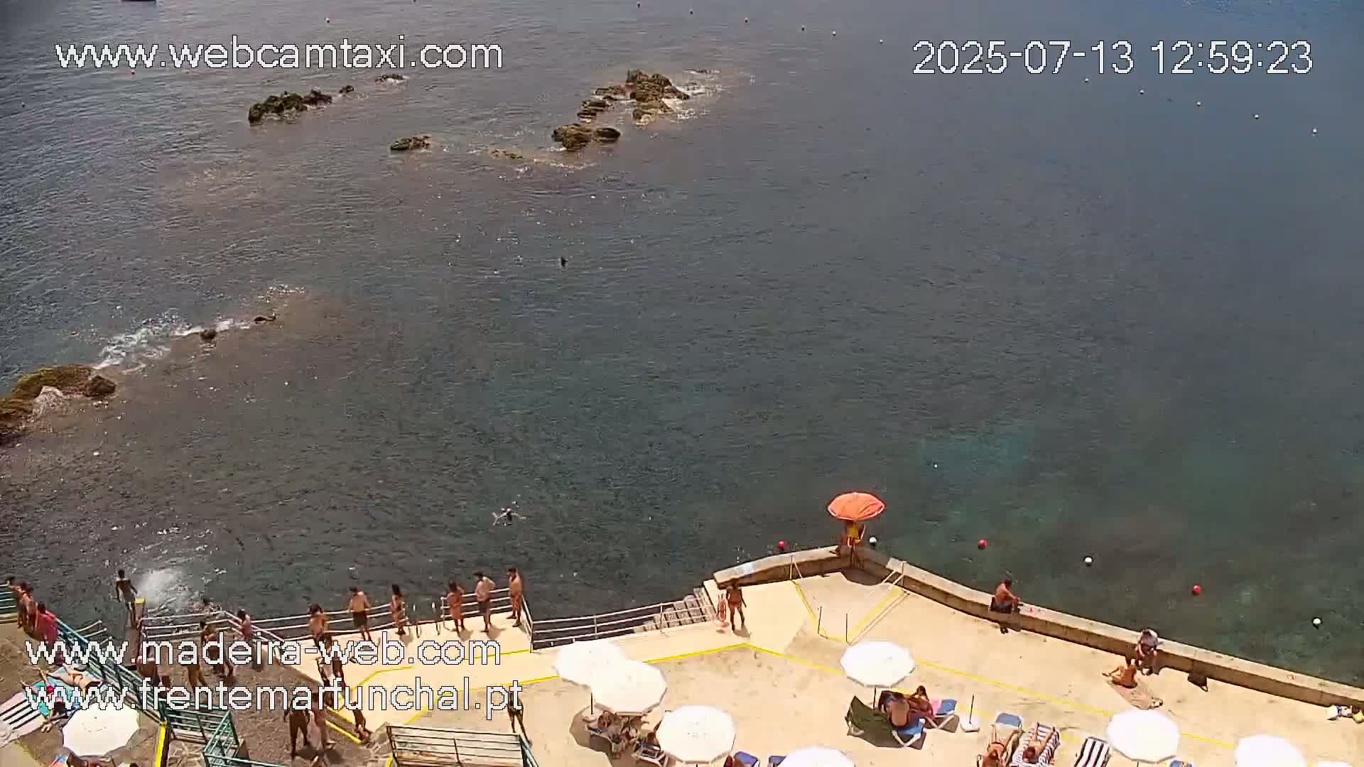 Barreirinha Beach & Funchal Center Live Cam - Funchal, Madeira, Portugal