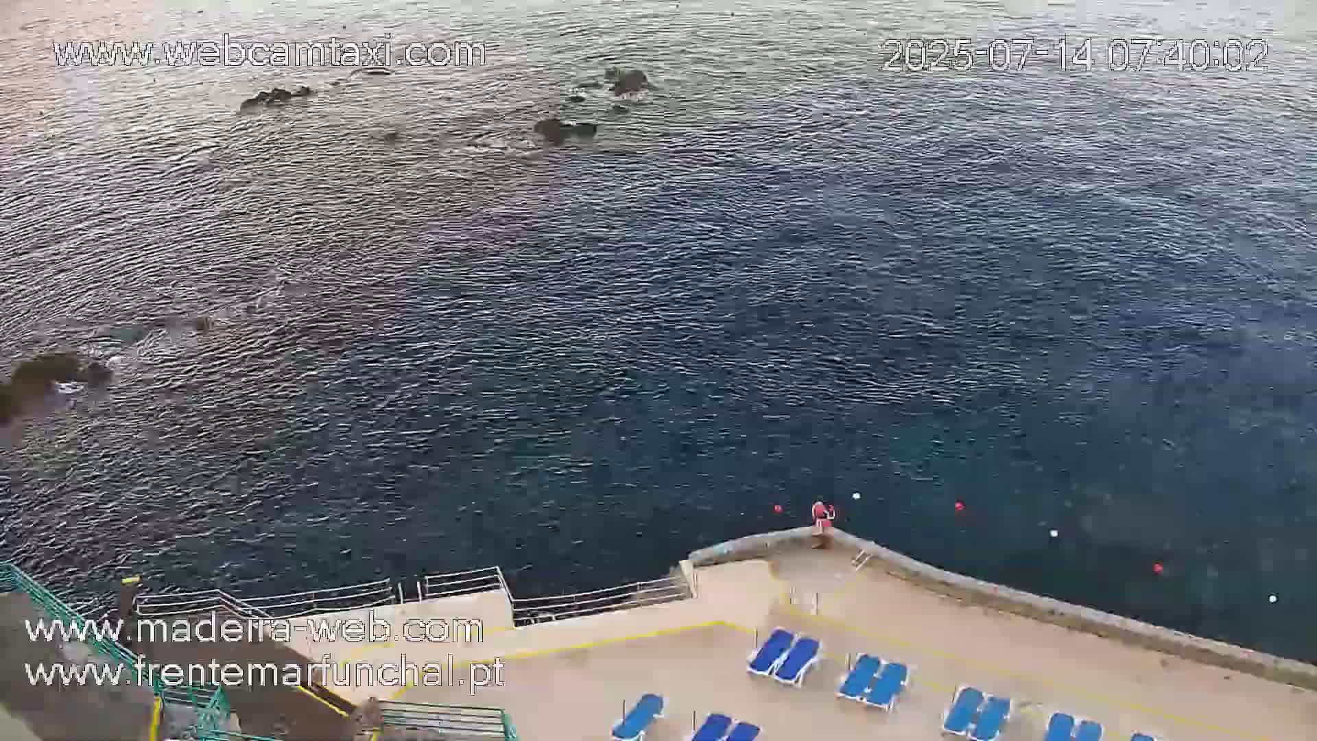 Barreirinha Beach & Funchal Center Live Cam - Funchal, Madeira, Portugal