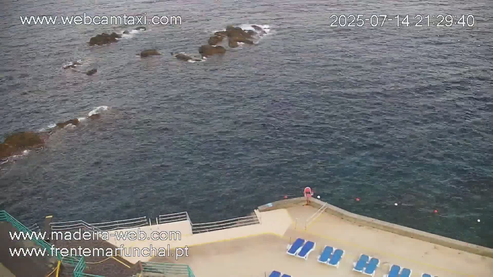 Barreirinha Beach & Funchal Center Live Cam - Funchal, Madeira, Portugal
