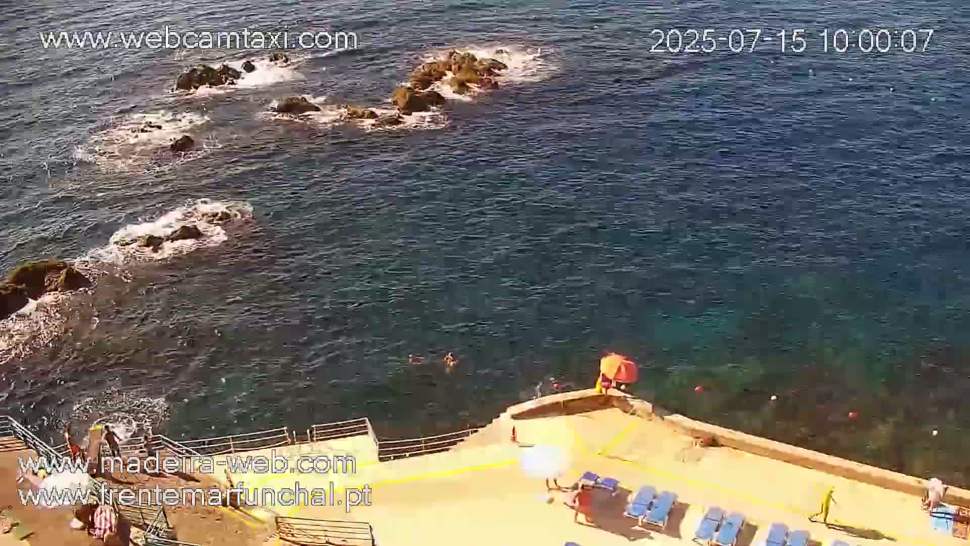 Barreirinha Beach & Funchal Center Live Cam - Funchal, Madeira, Portugal