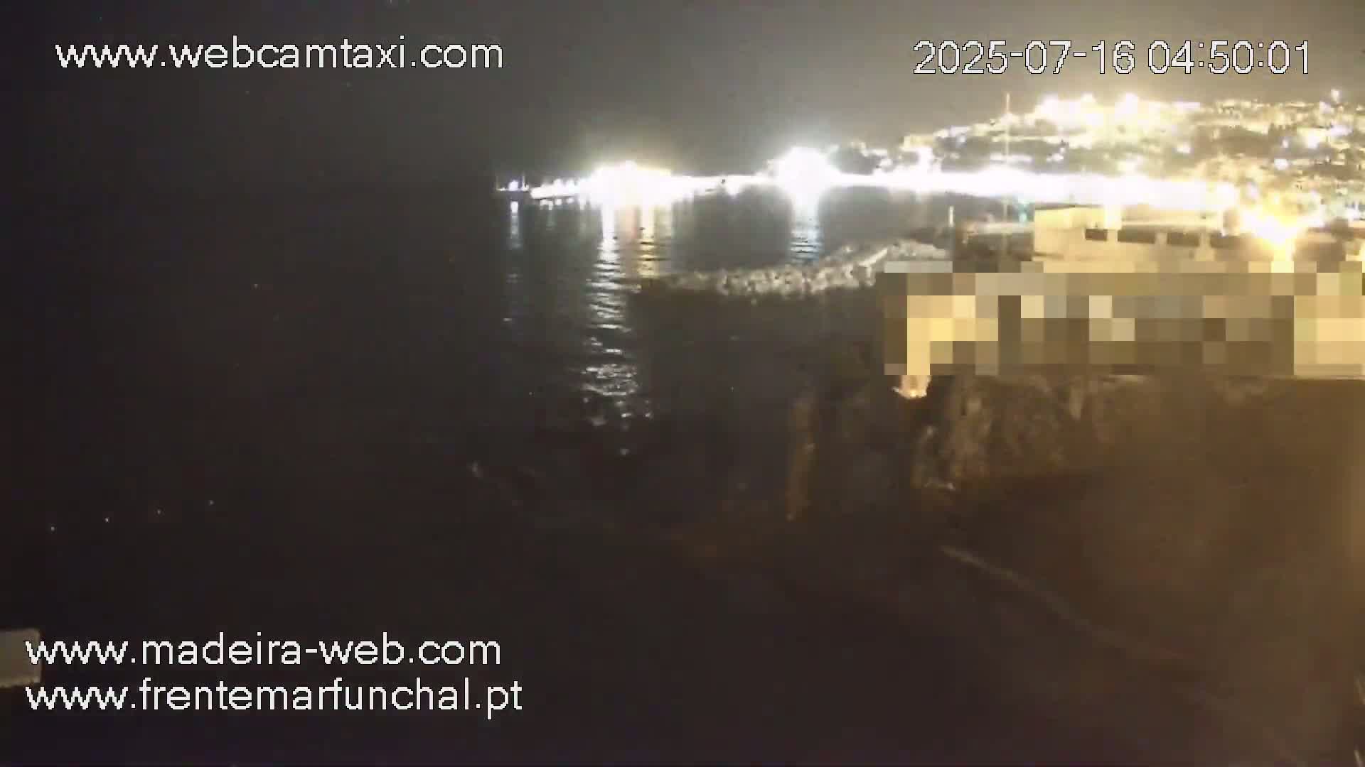 Barreirinha Beach & Funchal Center Live Cam - Funchal, Madeira, Portugal