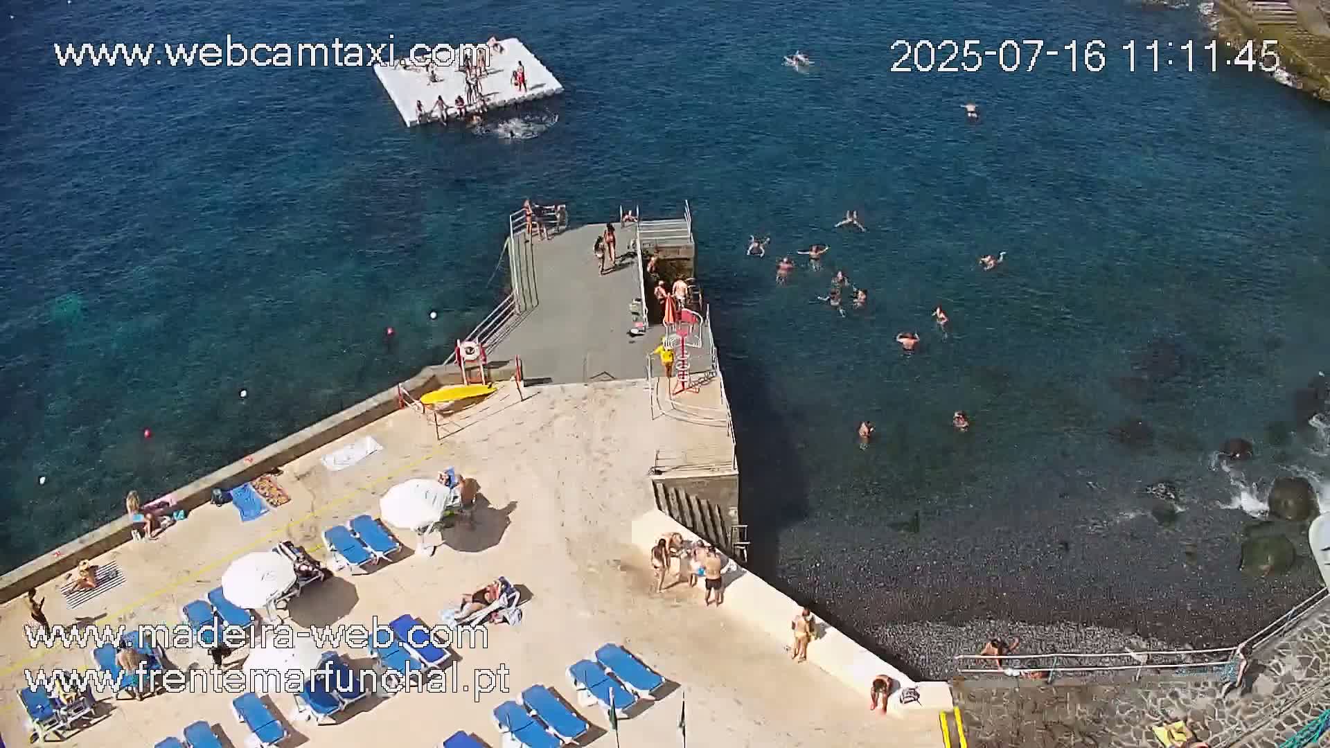 Barreirinha Beach & Funchal Center Live Cam - Funchal, Madeira, Portugal