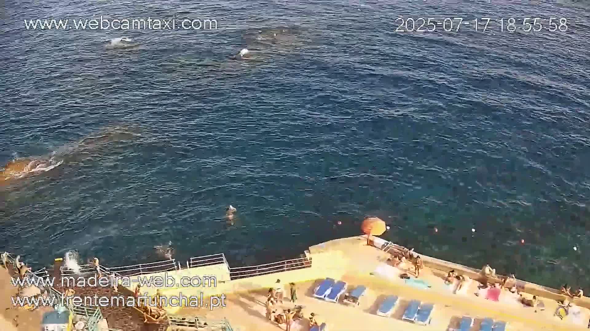 Barreirinha Beach & Funchal Center Live Cam - Funchal, Madeira, Portugal