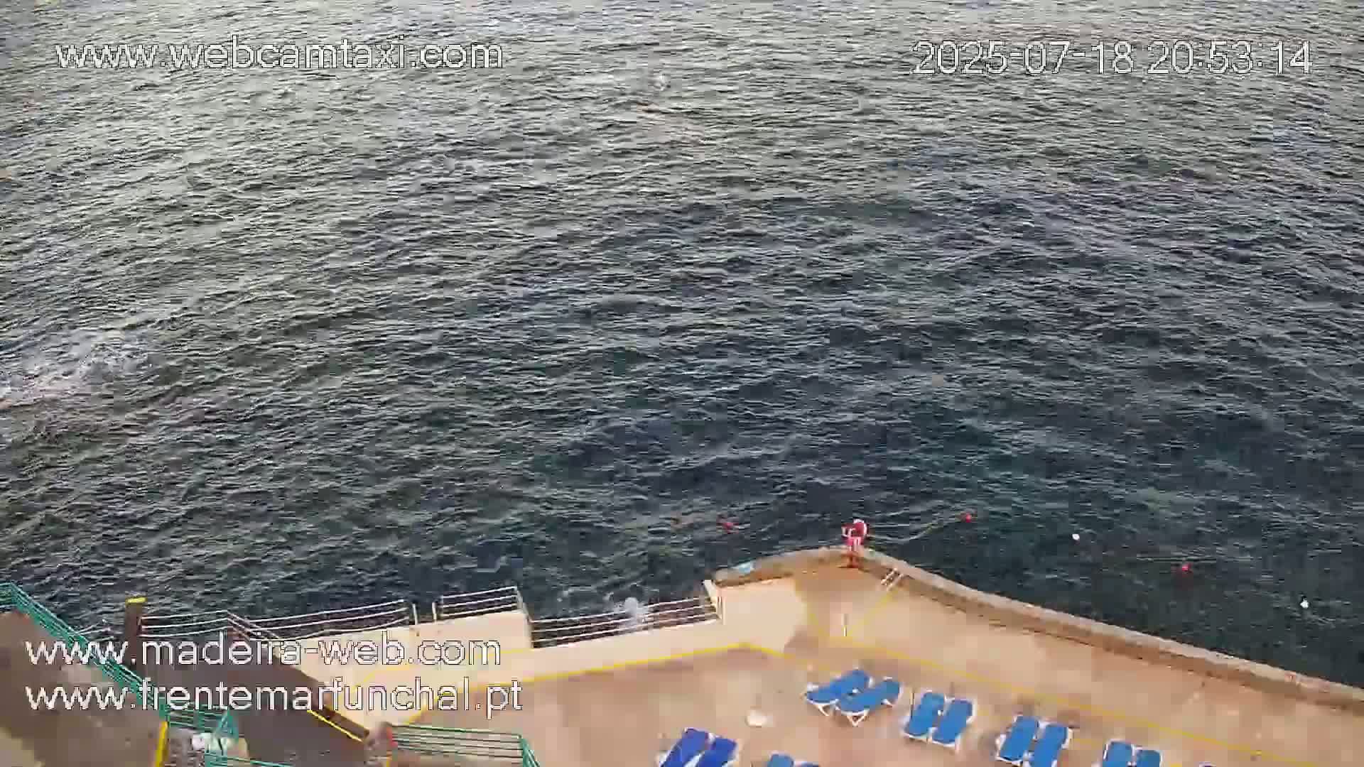 Barreirinha Beach & Funchal Center Live Cam - Funchal, Madeira, Portugal