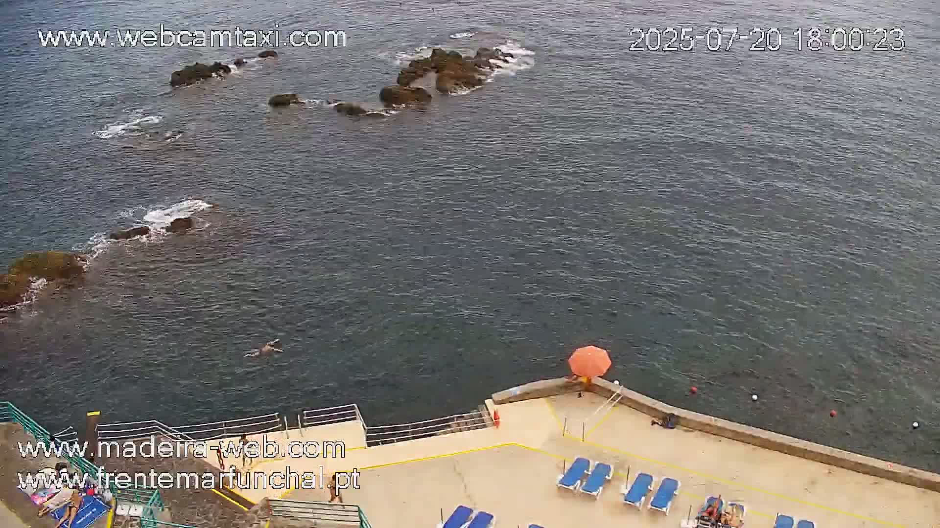 Barreirinha Beach & Funchal Center Live Cam - Funchal, Madeira, Portugal