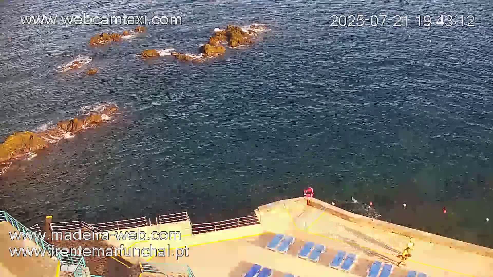 Barreirinha Beach & Funchal Center Live Cam - Funchal, Madeira, Portugal